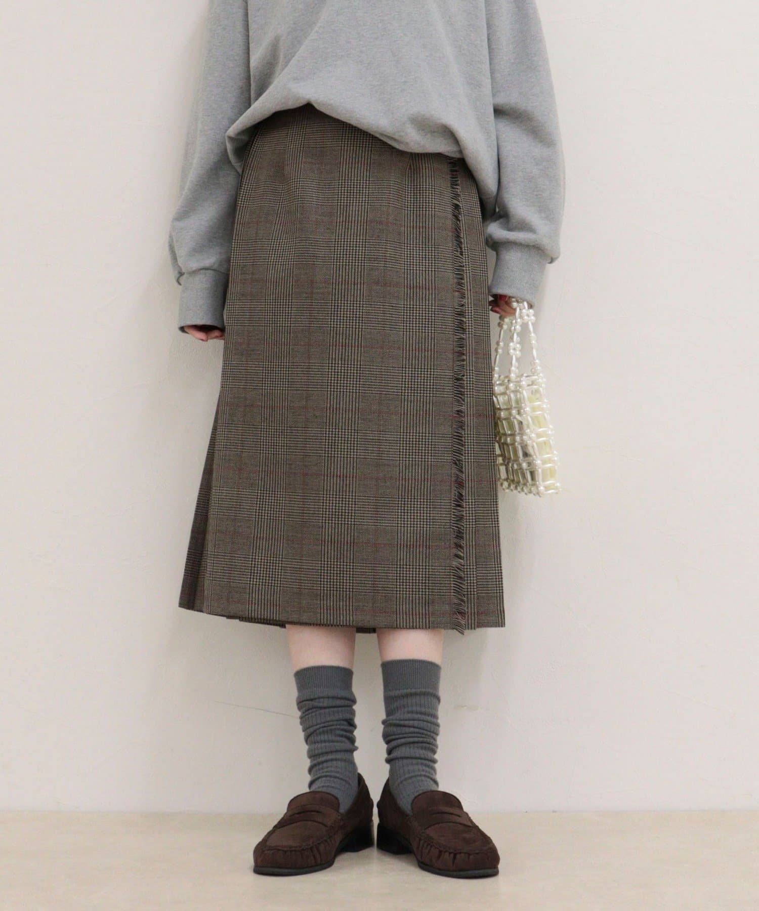 FREDY & GLOSTER(フレディ アンド グロスター) 【Oneil of Dublin】checked midi skirt