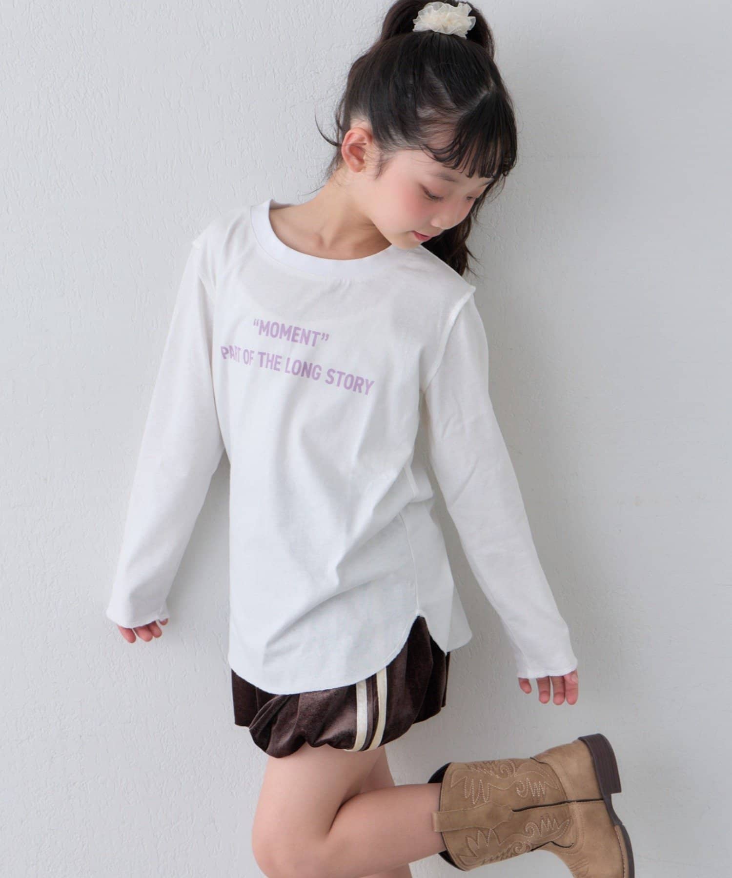 CIAOPANIC TYPY(チャオパニックティピー) 【KIDS】メッセージロゴロンTEE