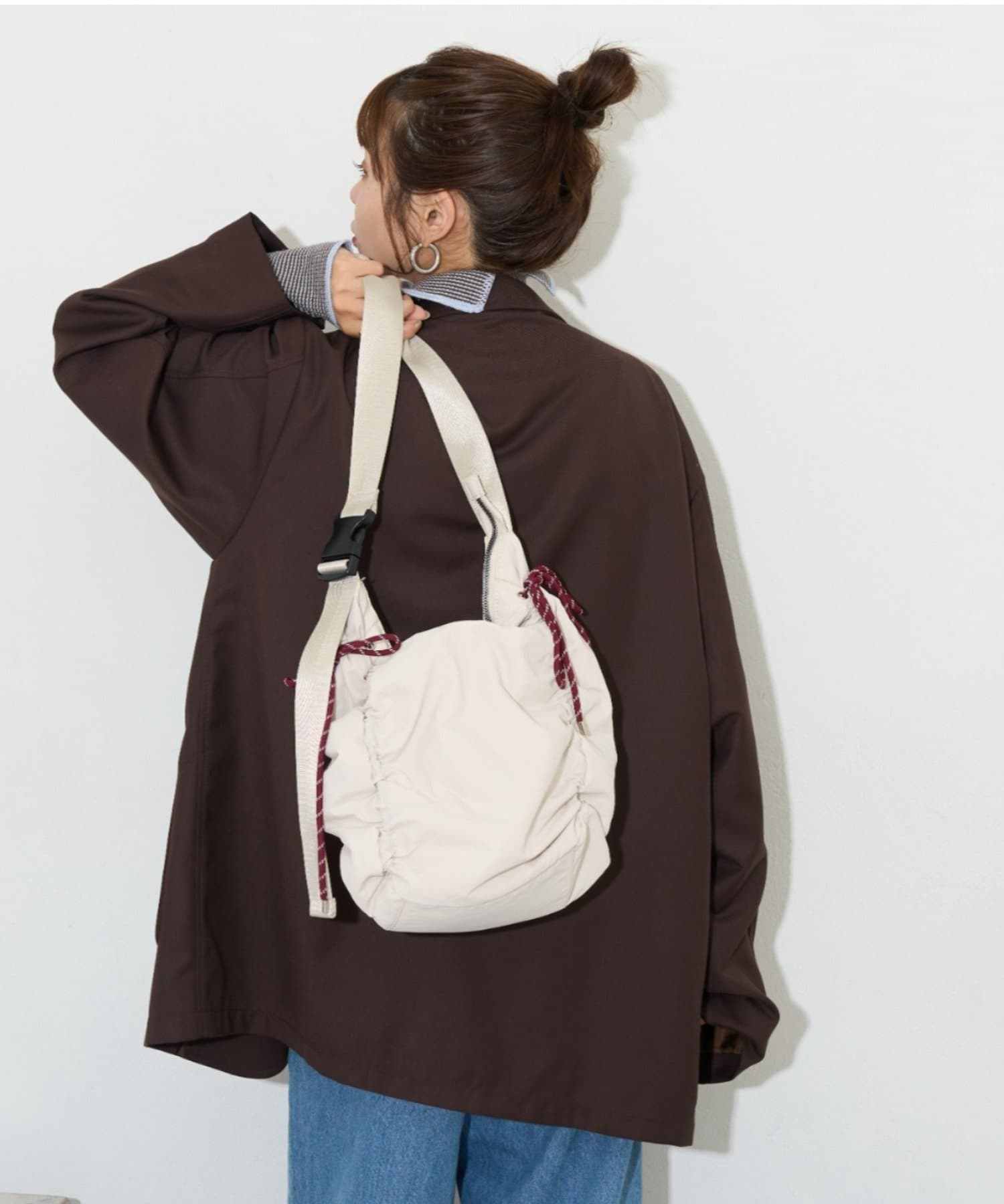CIAOPANIC TYPY(チャオパニックティピー) 【KAIRI企画】コードデザイン2WAYギャザーショルダーBAG