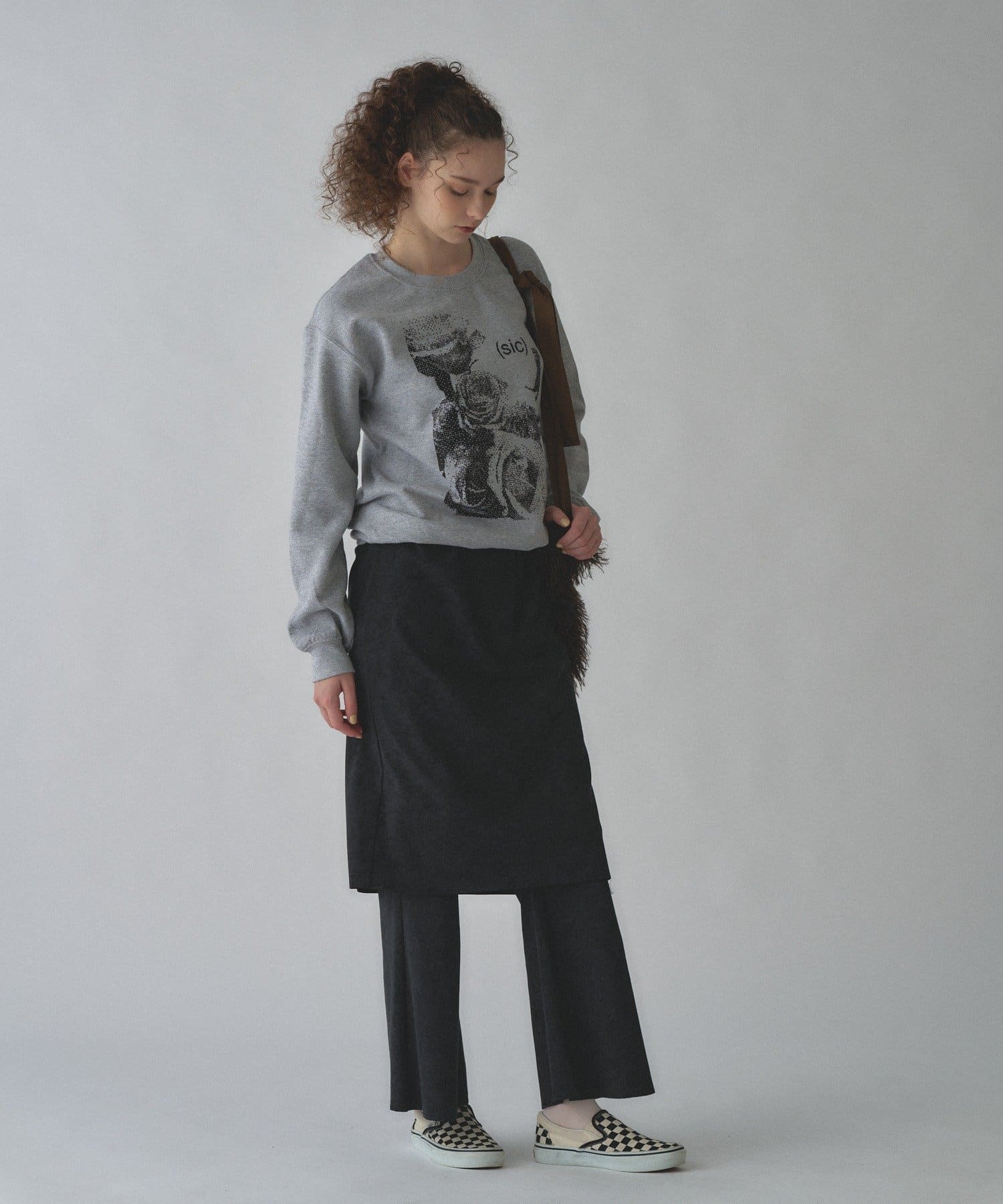 Kastane(カスタネ) 【UNISEX/2サイズ展開】sic シルクスクリーンスウェットP/O