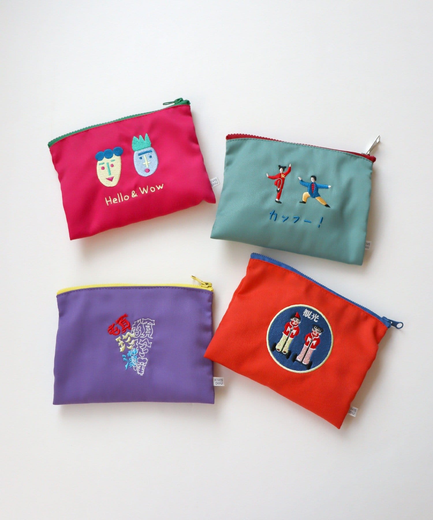 BIRTHDAY BAR(バースデイバー) コミカル刺繍ポーチ