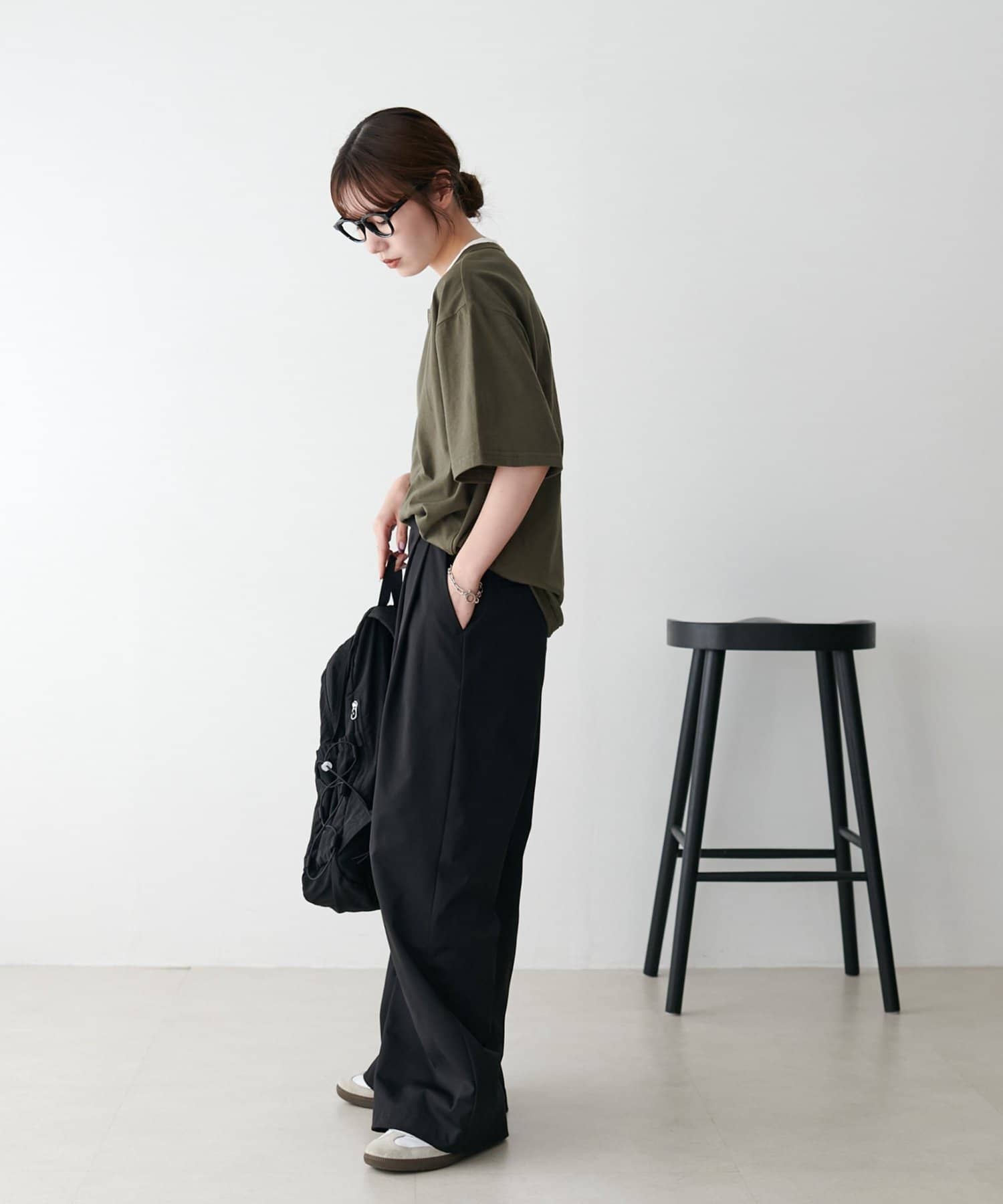 OUTLET(アウトレット) 【Discoat】【Enlude】フェイクレイヤードヘンリーネックTシャツ
