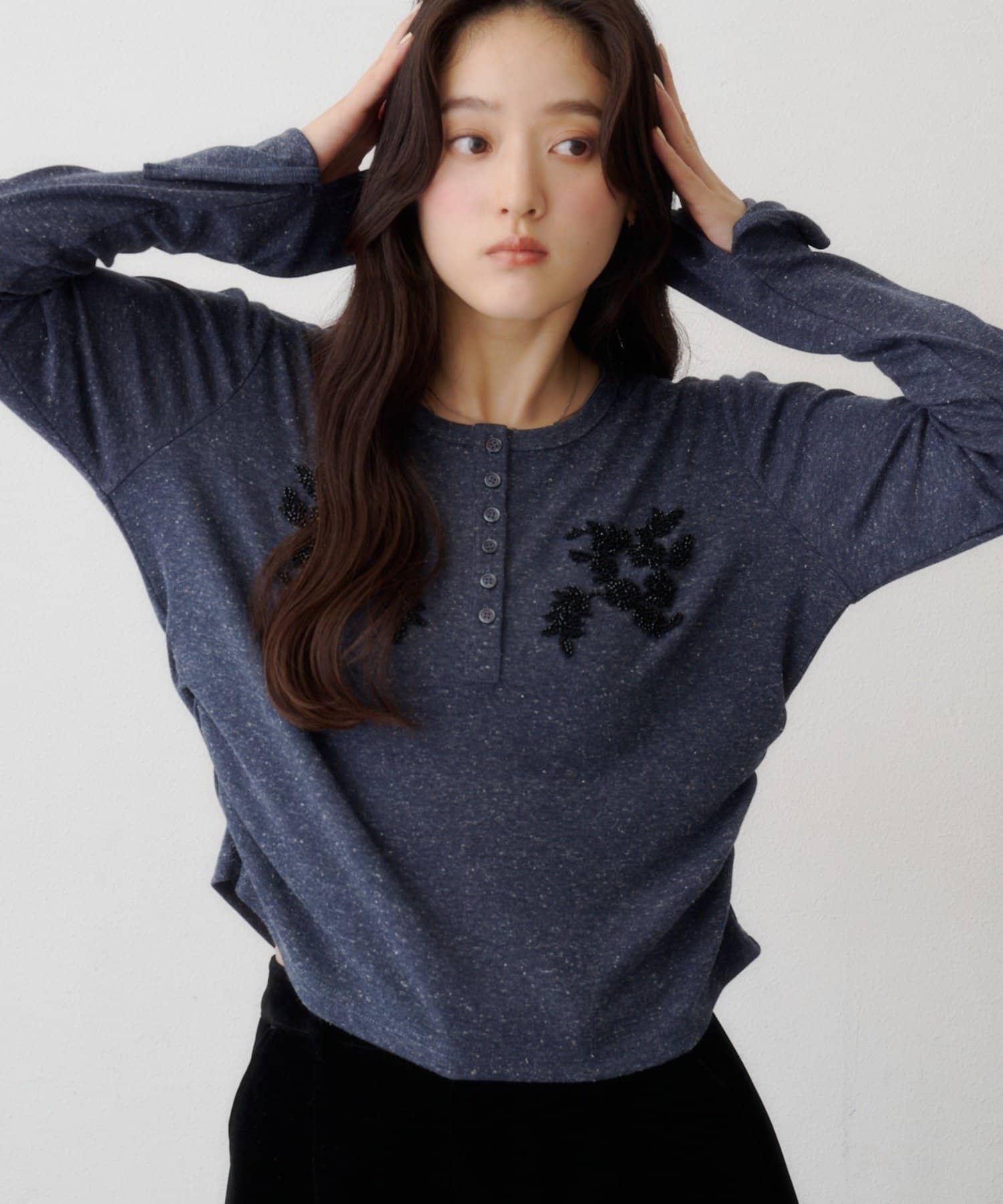Kastane(カスタネ) 【10.15(木)11:00発売】ヘンリービーズロンTEE