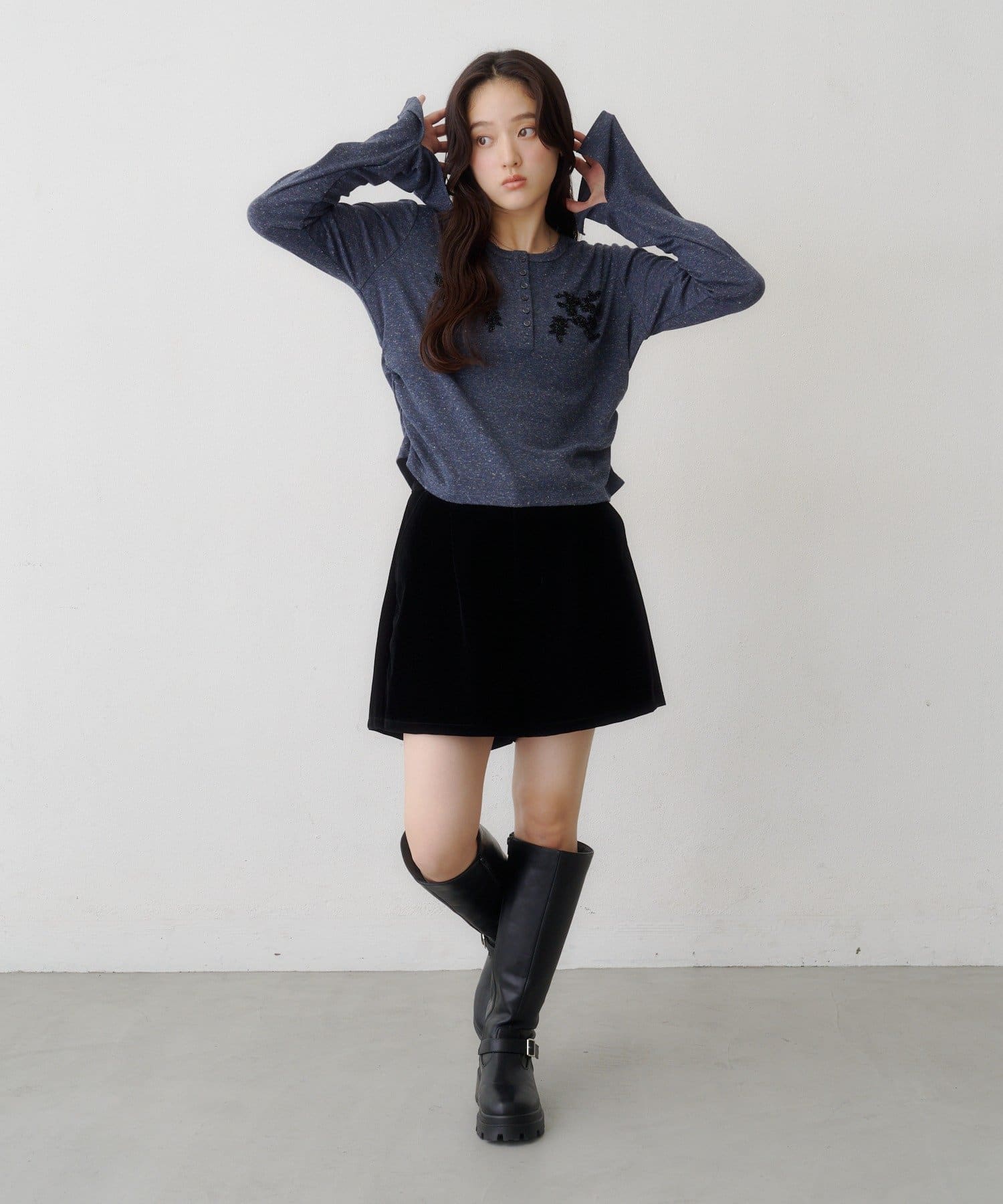 Kastane(カスタネ) 【10.15(木)11:00発売】ヘンリービーズロンTEE
