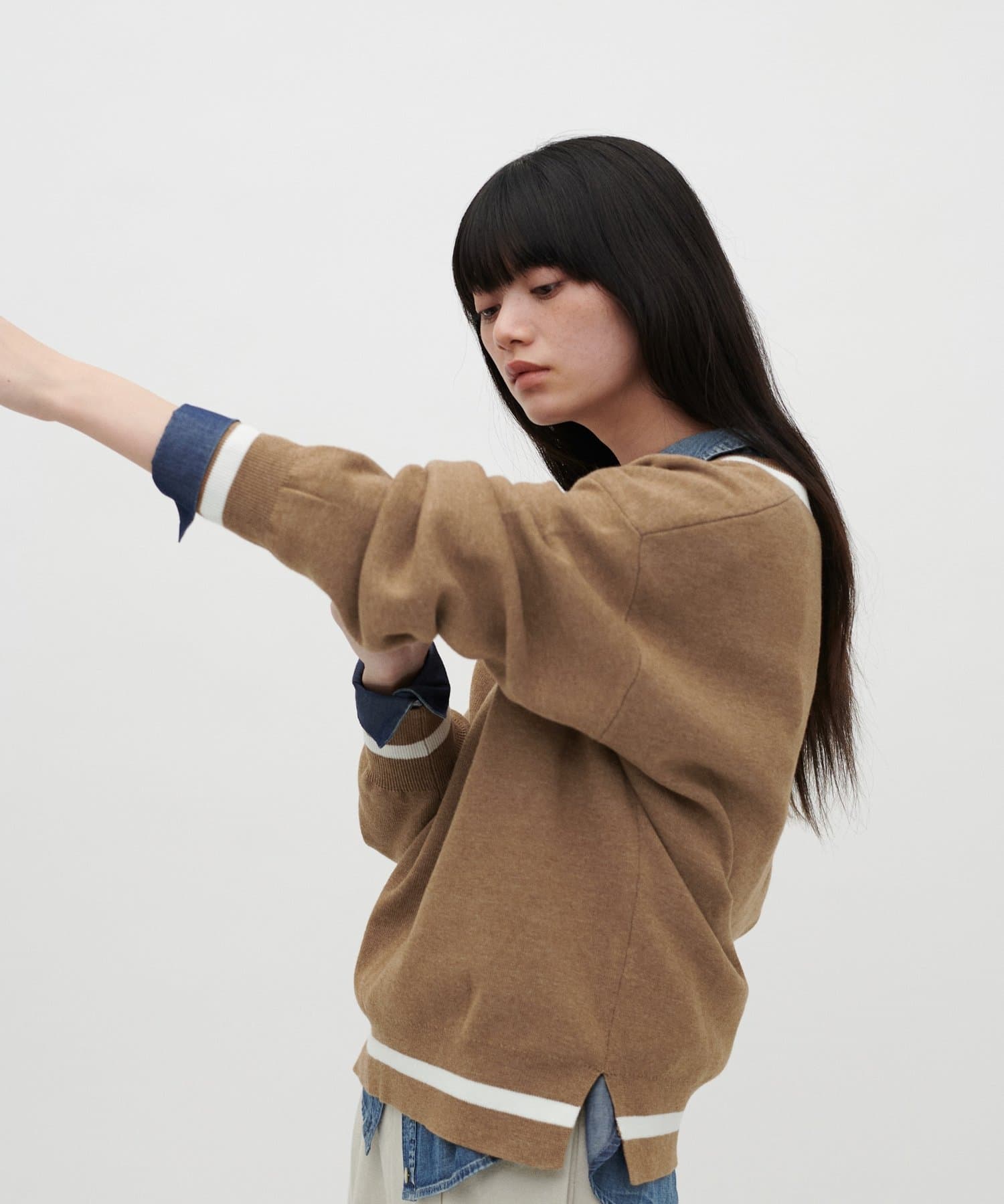 LARUTA(ラルータ) エンブレムチルデンニットプルオーバー