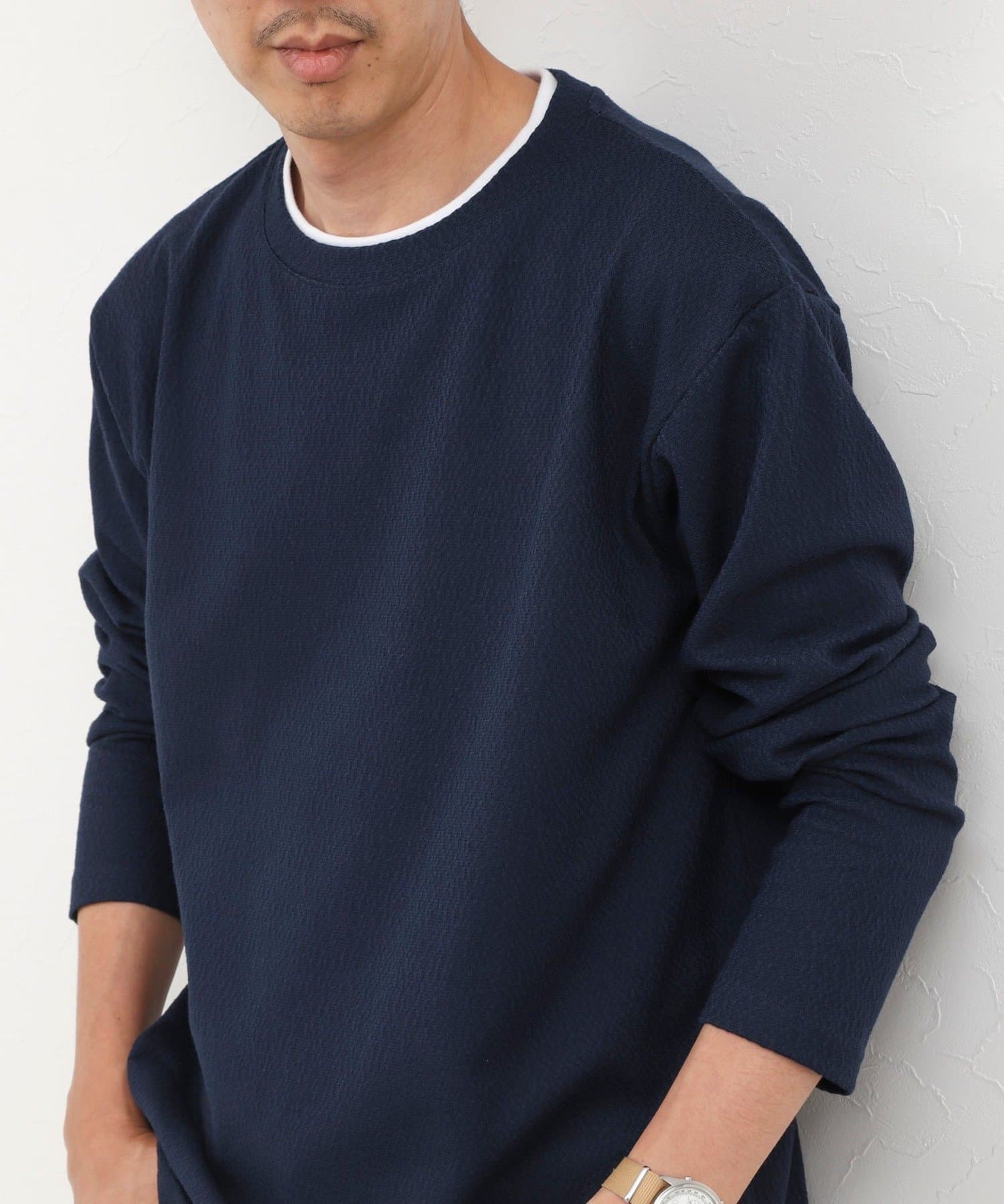 NOLLEY'S(ノーリーズ) リンクスダブルカラー LS Tee 26AW