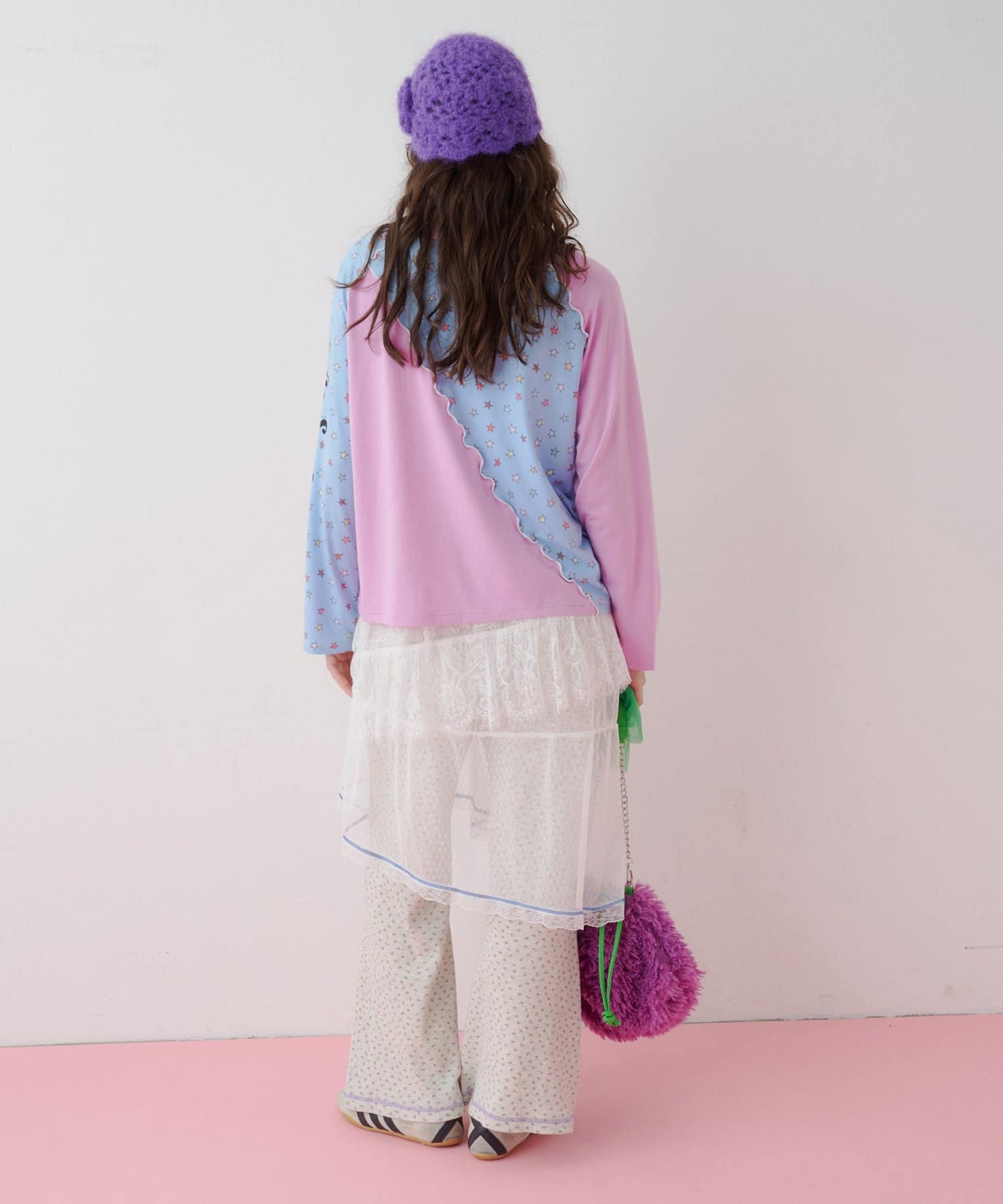 CIAOPANIC TYPY(チャオパニックティピー) 【26Winter展示会 出展商品】【HELLO.SANFRANCISCO】星柄アシメメロウトップス