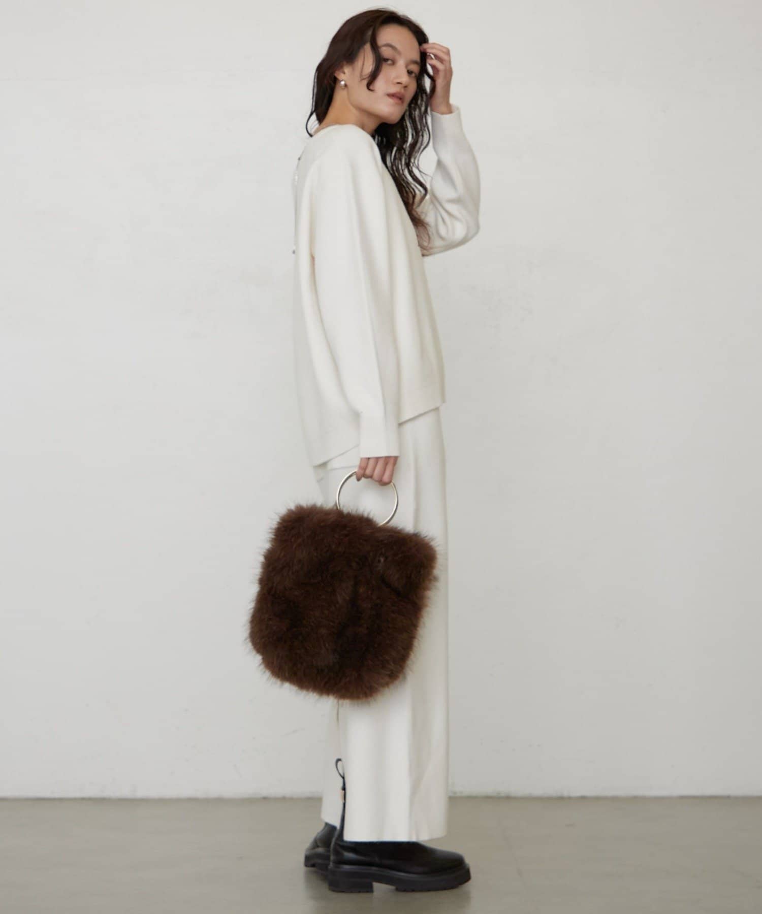 LOUNGEDRESS(ラウンジドレス) 《セットアップ可》Iラインニットスカート