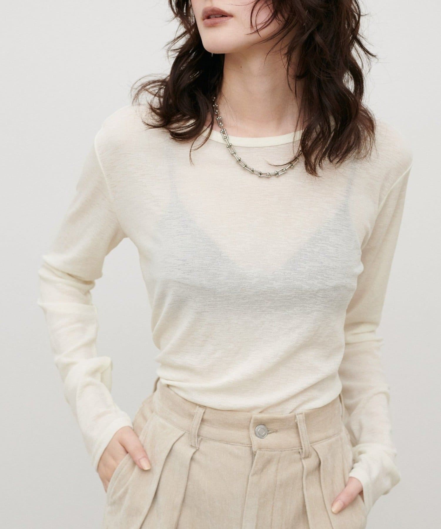 NICE CLAUP / OLIVE des OLIVE OUTLET(ナイスクラップ  / オリーブ デ オリーブ アウトレット) 【LARUTA】ドライタッチシアーT