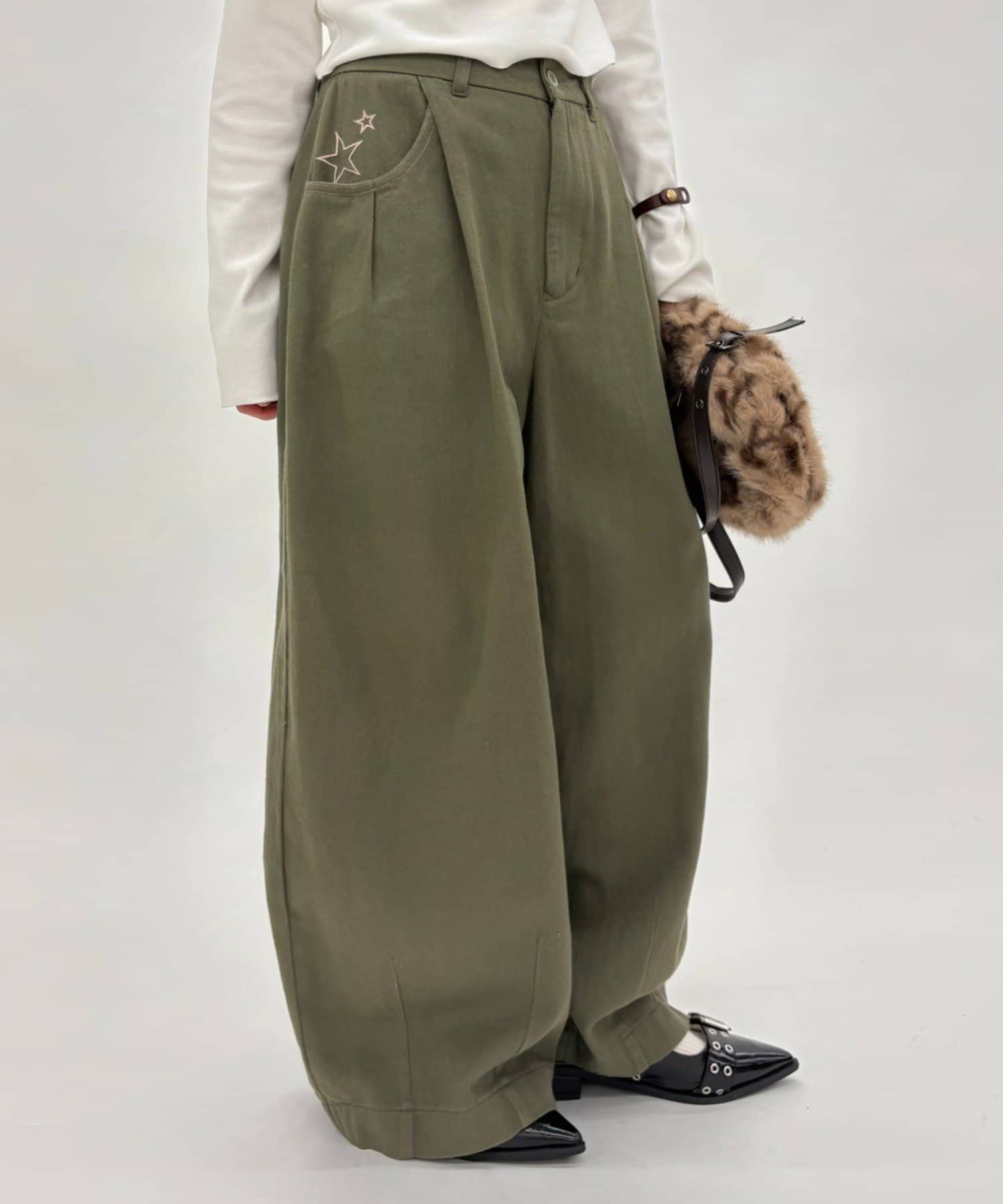 w closet(ダブルクローゼット) ファーBAG
