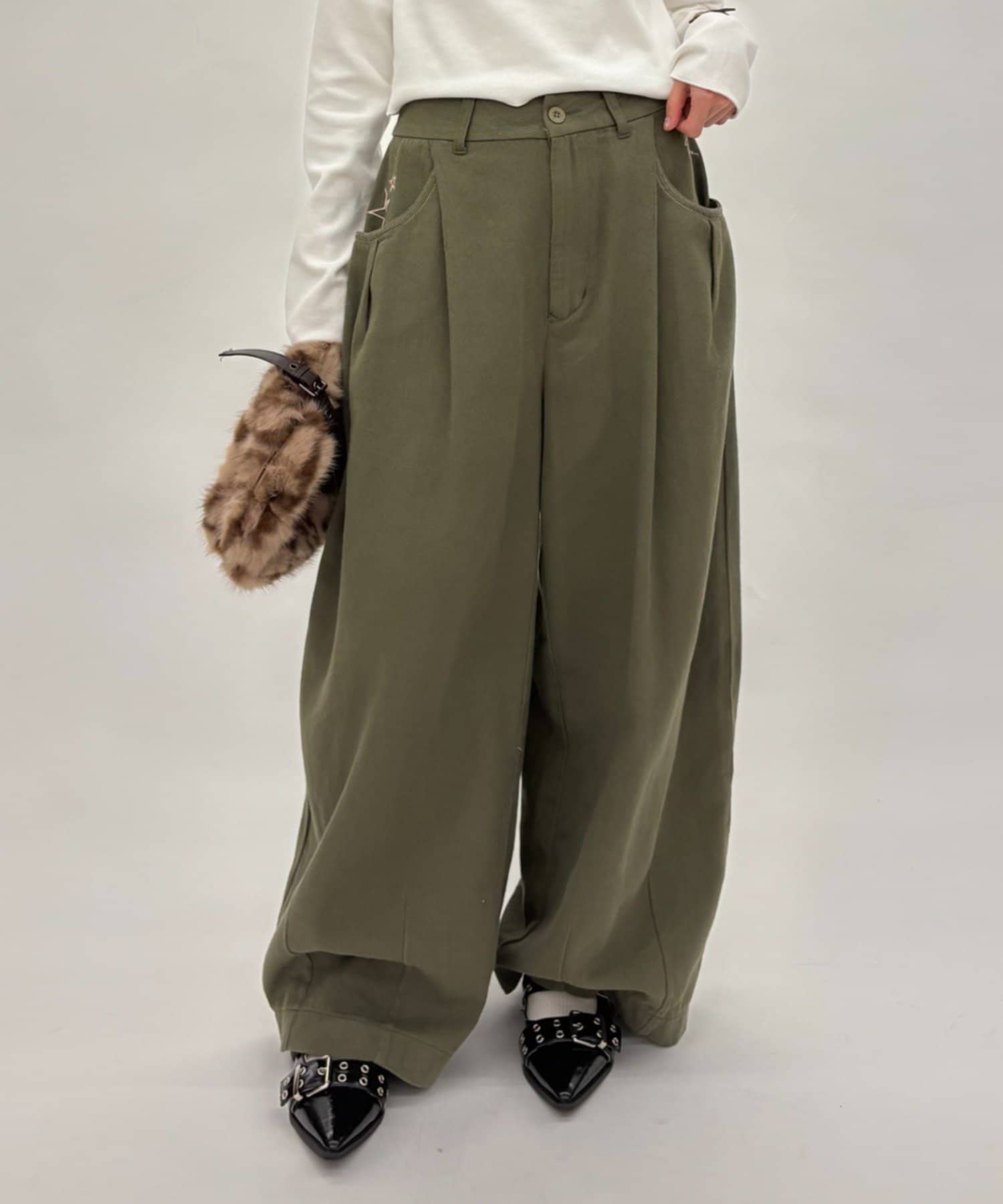 w closet(ダブルクローゼット) ファーBAG
