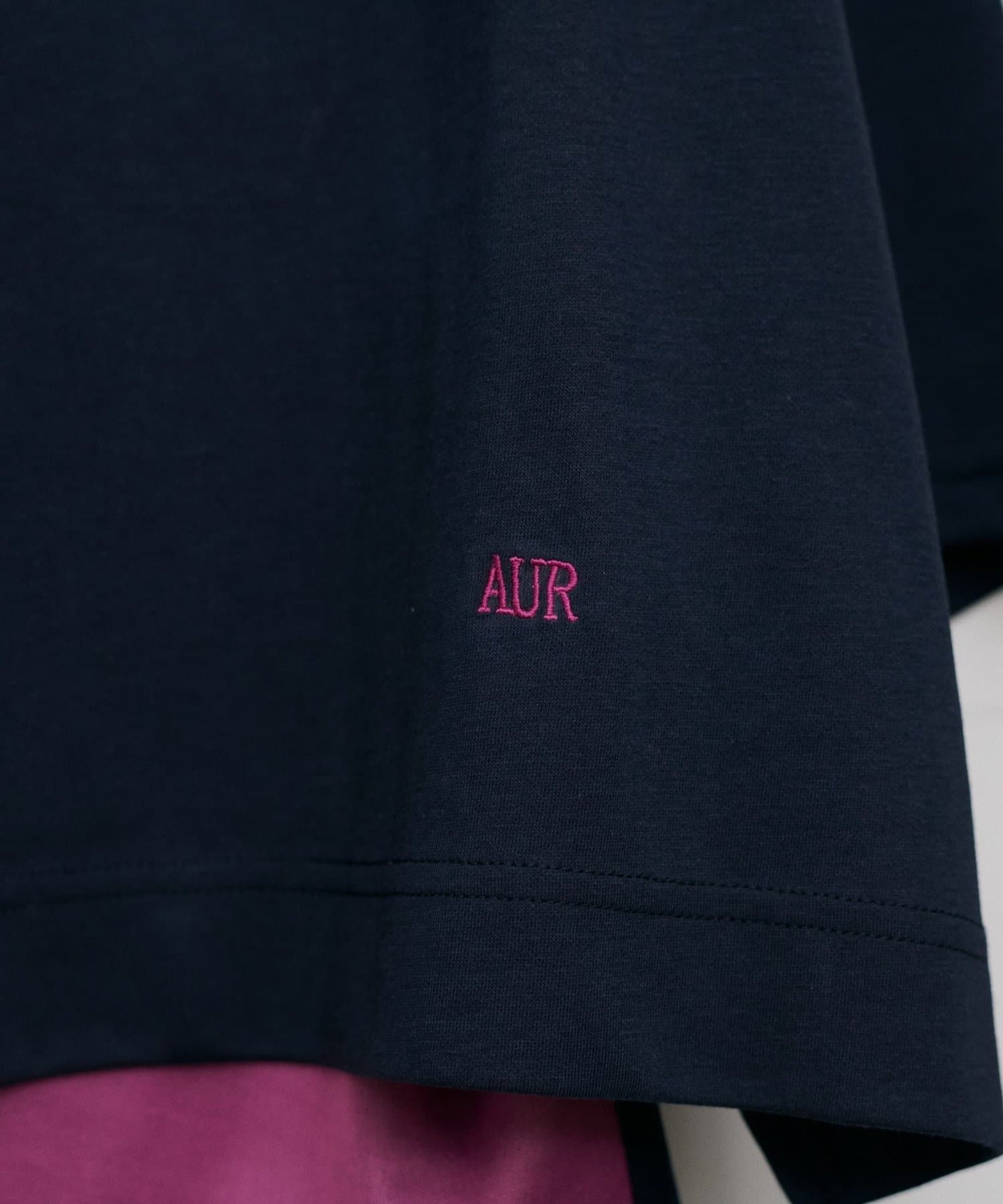 NICE CLAUP / OLIVE des OLIVE OUTLET(ナイスクラップ  / オリーブ デ オリーブ アウトレット) 【LARUTA】リバークロス配色Ｔシャツ