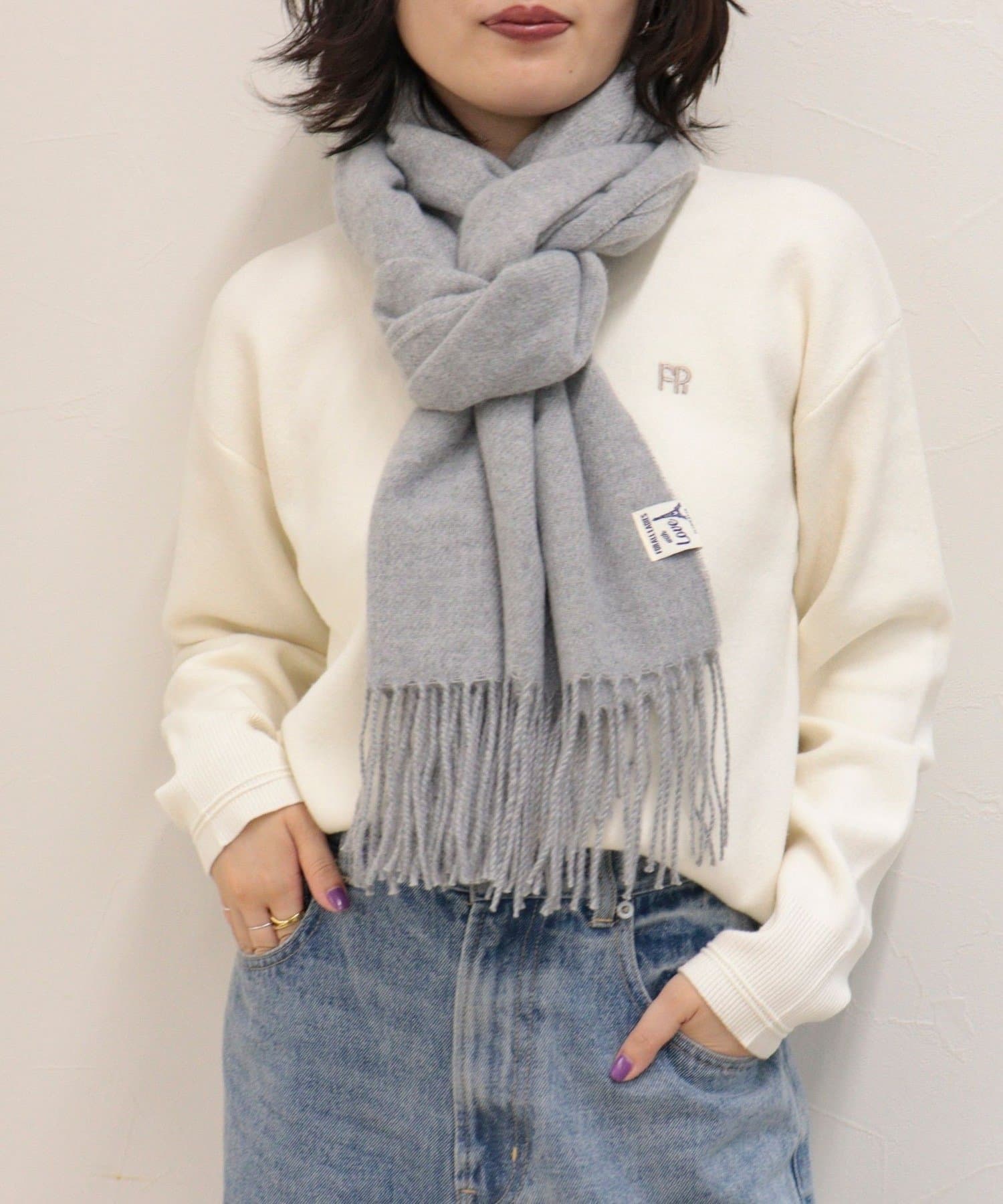 FREDY & GLOSTER(フレディ アンド グロスター) カシミヤタッチカラーストール