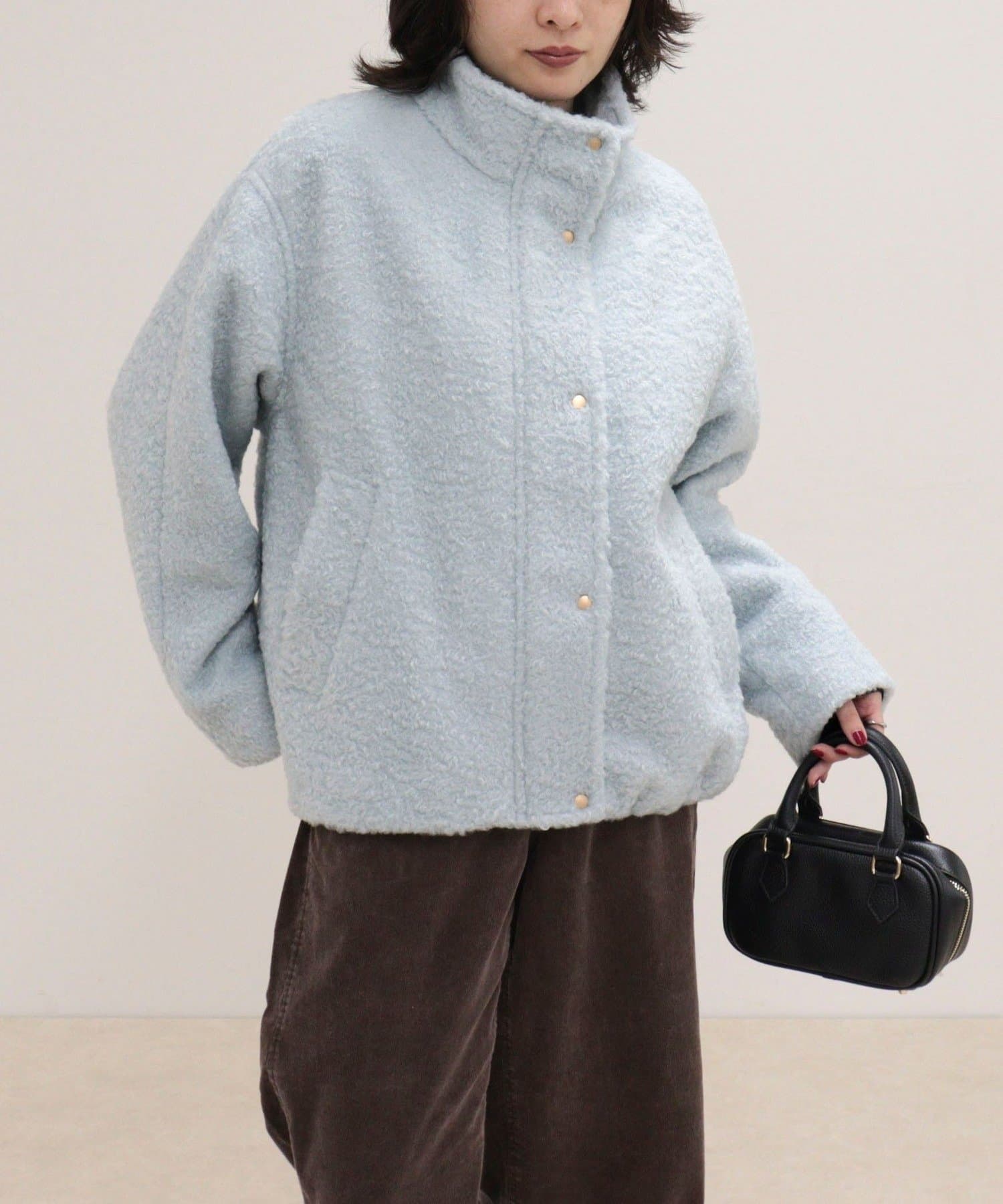 FREDY & GLOSTER(フレディ アンド グロスター) ループシャギースタンドショートコート