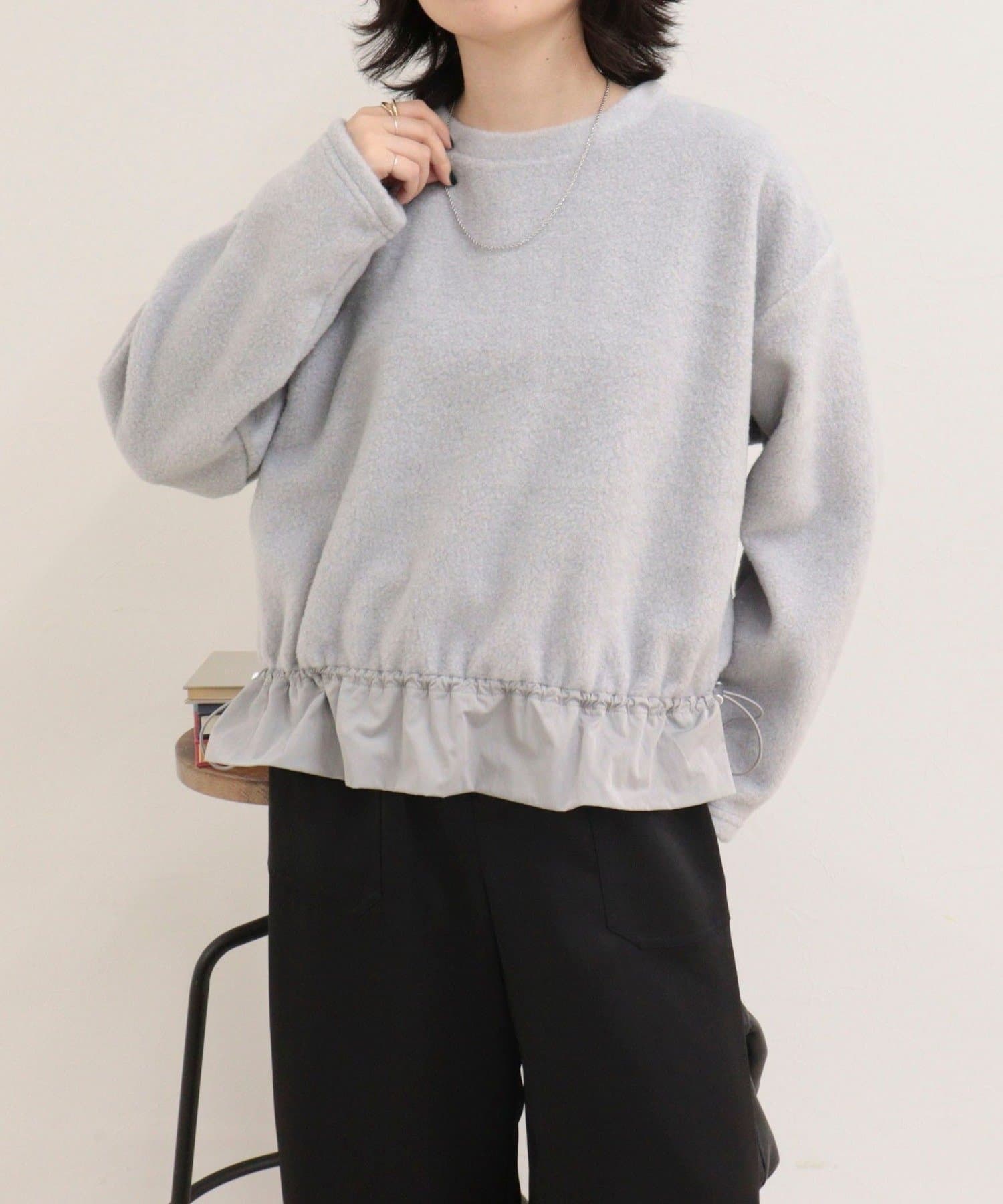 FREDY & GLOSTER(フレディ アンド グロスター) ブークレ裾ドロストプルオーバー