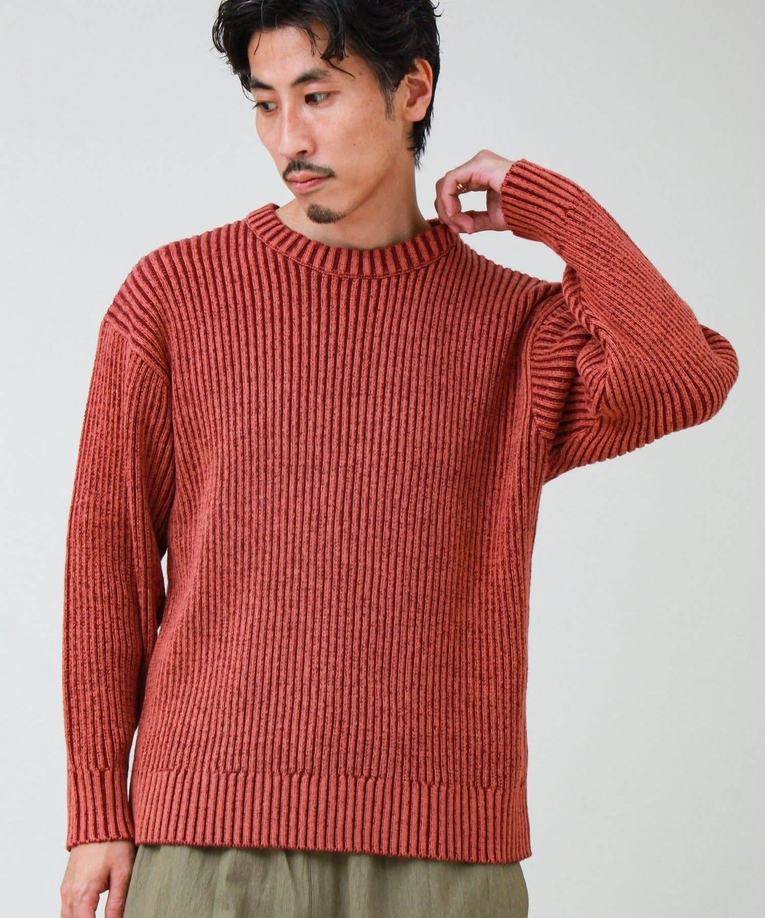 FREDY & GLOSTER(フレディ アンド グロスター) プレーティングニット クルーネック