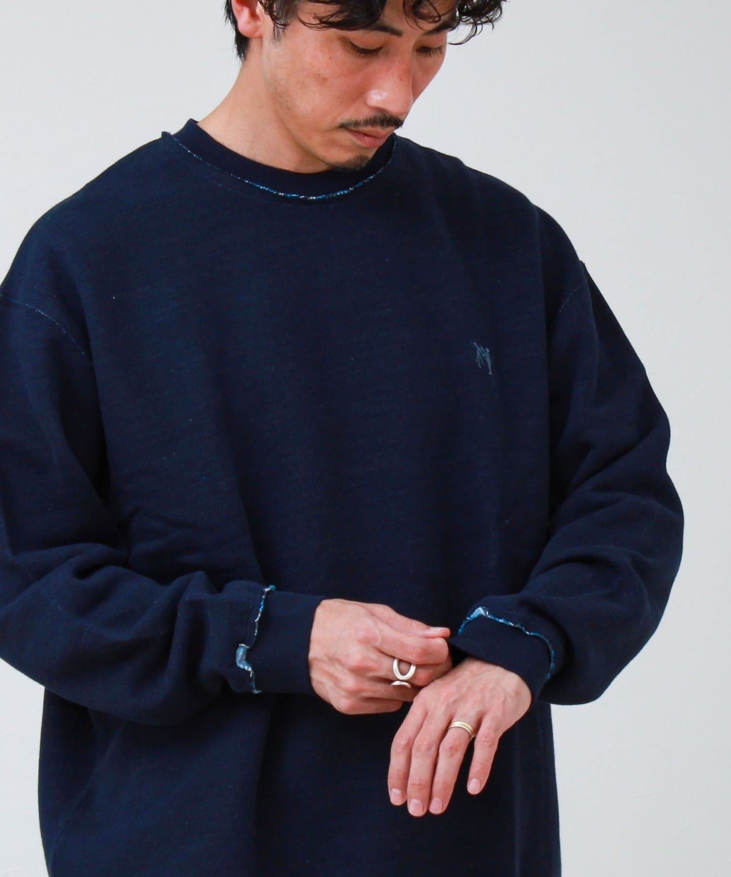 FREDY & GLOSTER(フレディ アンド グロスター) 【BOY BACK FANCY】裏配色フリース スウェットプルオーバー