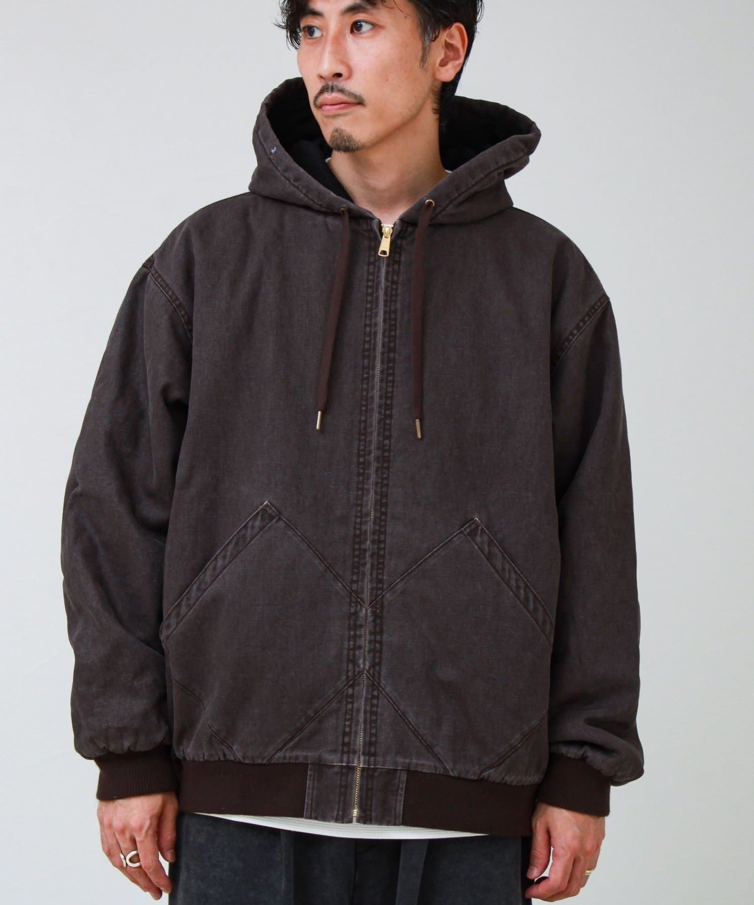 FREDY & GLOSTER(フレディ アンド グロスター) ジップフーディ ダックブルゾン