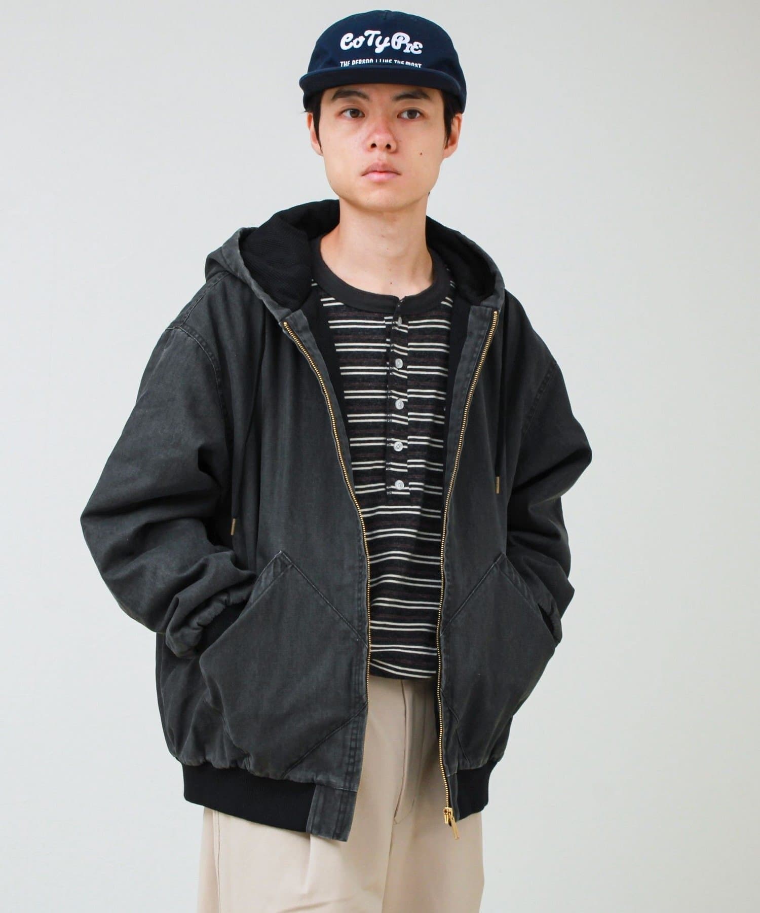 FREDY & GLOSTER(フレディ アンド グロスター) ジップフーディ ダックブルゾン