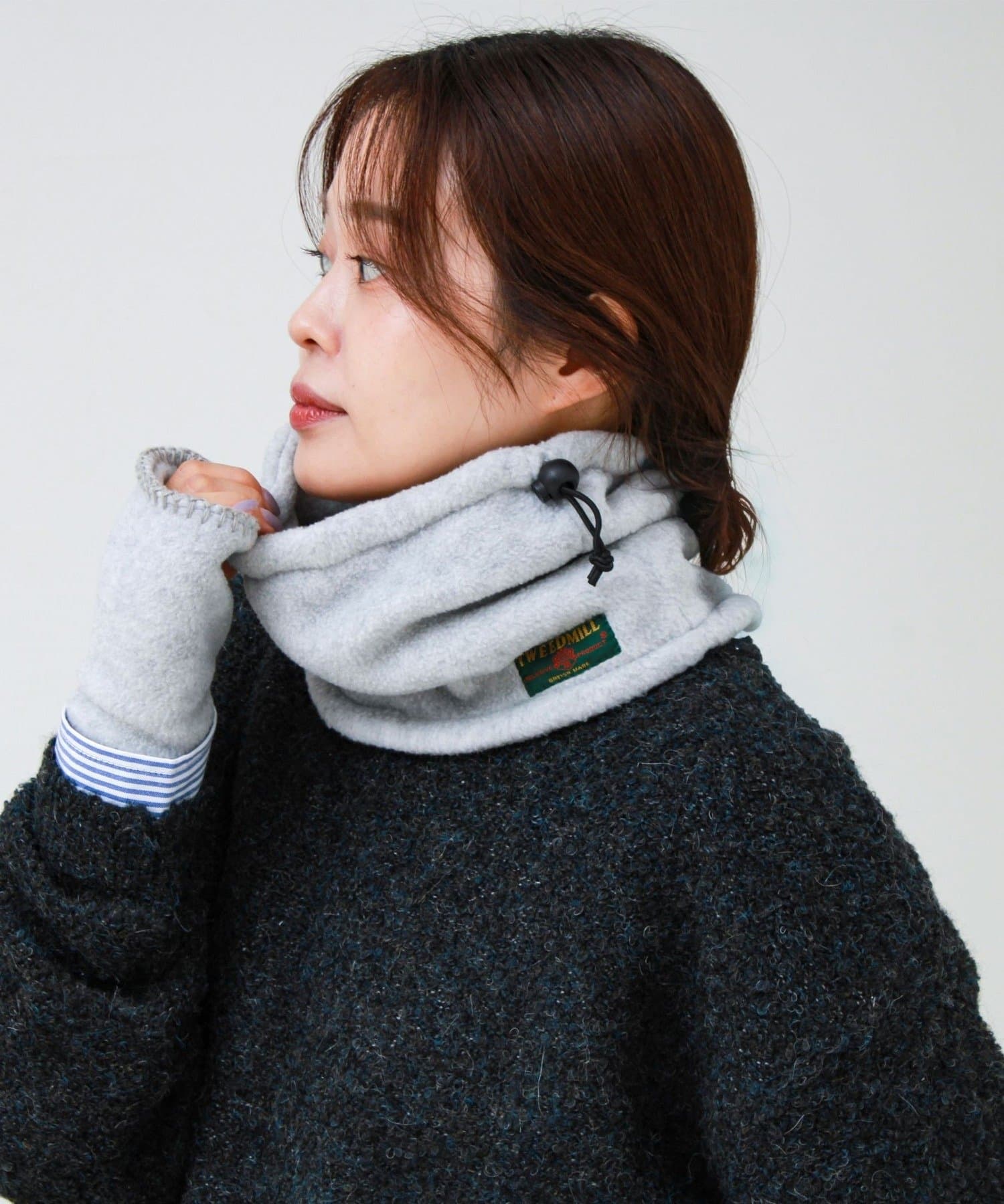 FREDY & GLOSTER(フレディ アンド グロスター) 【TWEEDMILL/ツイードミル】フリースネックウォーマー