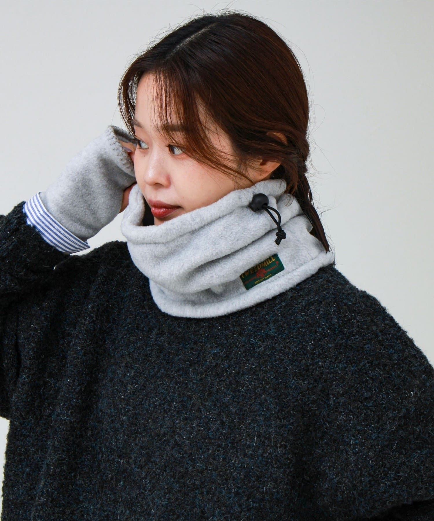 FREDY & GLOSTER(フレディ アンド グロスター) 【TWEEDMILL/ツイードミル】フリースネックウォーマー