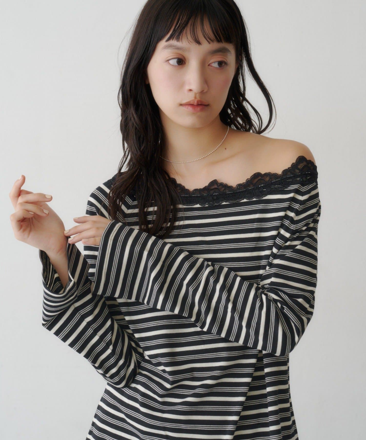 Kastane(カスタネ) 【10.10(土)12:00発売】レースボーダールーズTEE
