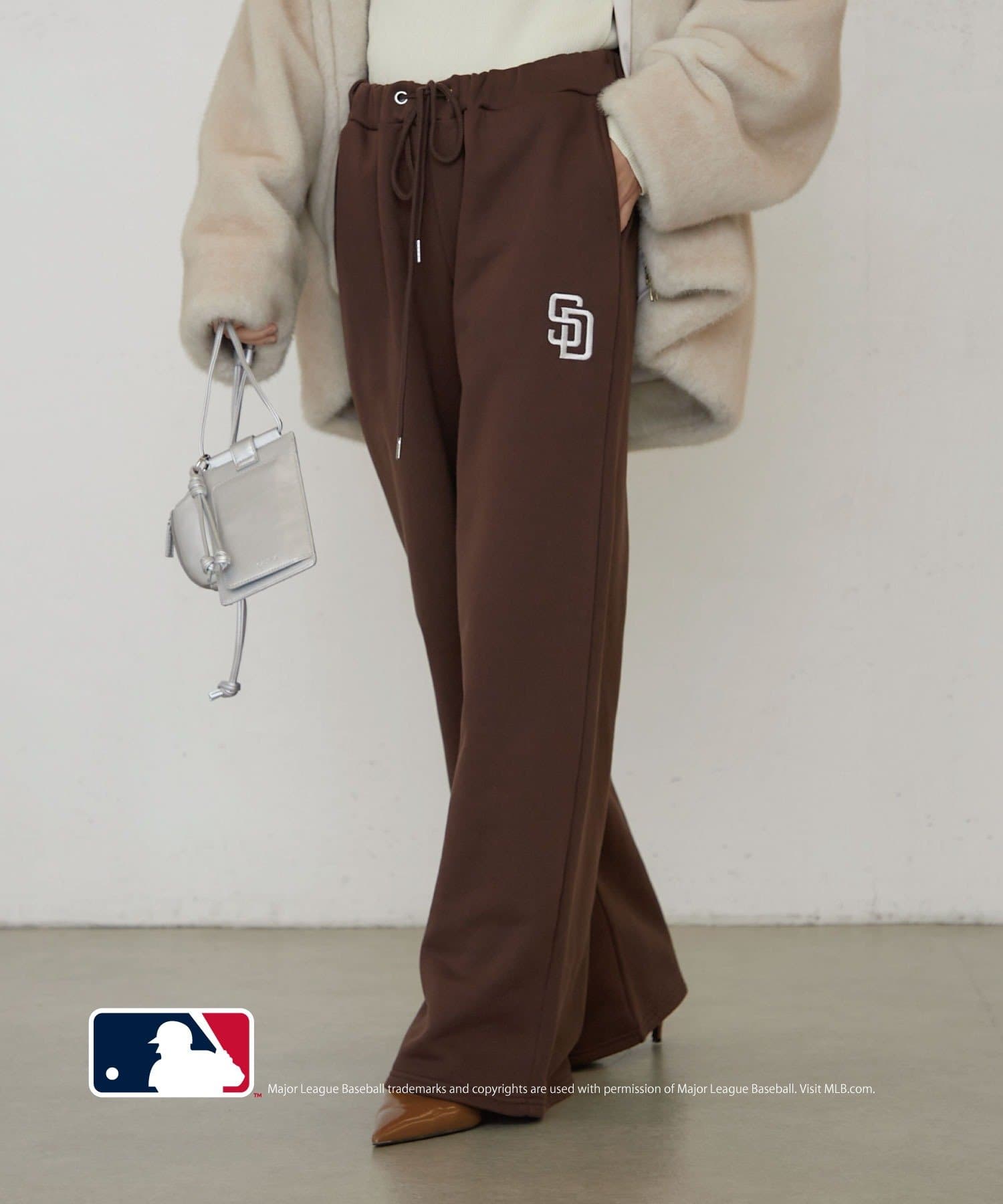 LOUNGEDRESS(ラウンジドレス) 《セットアップ可》【MLB/メジャーリーグベースボール】スウェットパンツ
