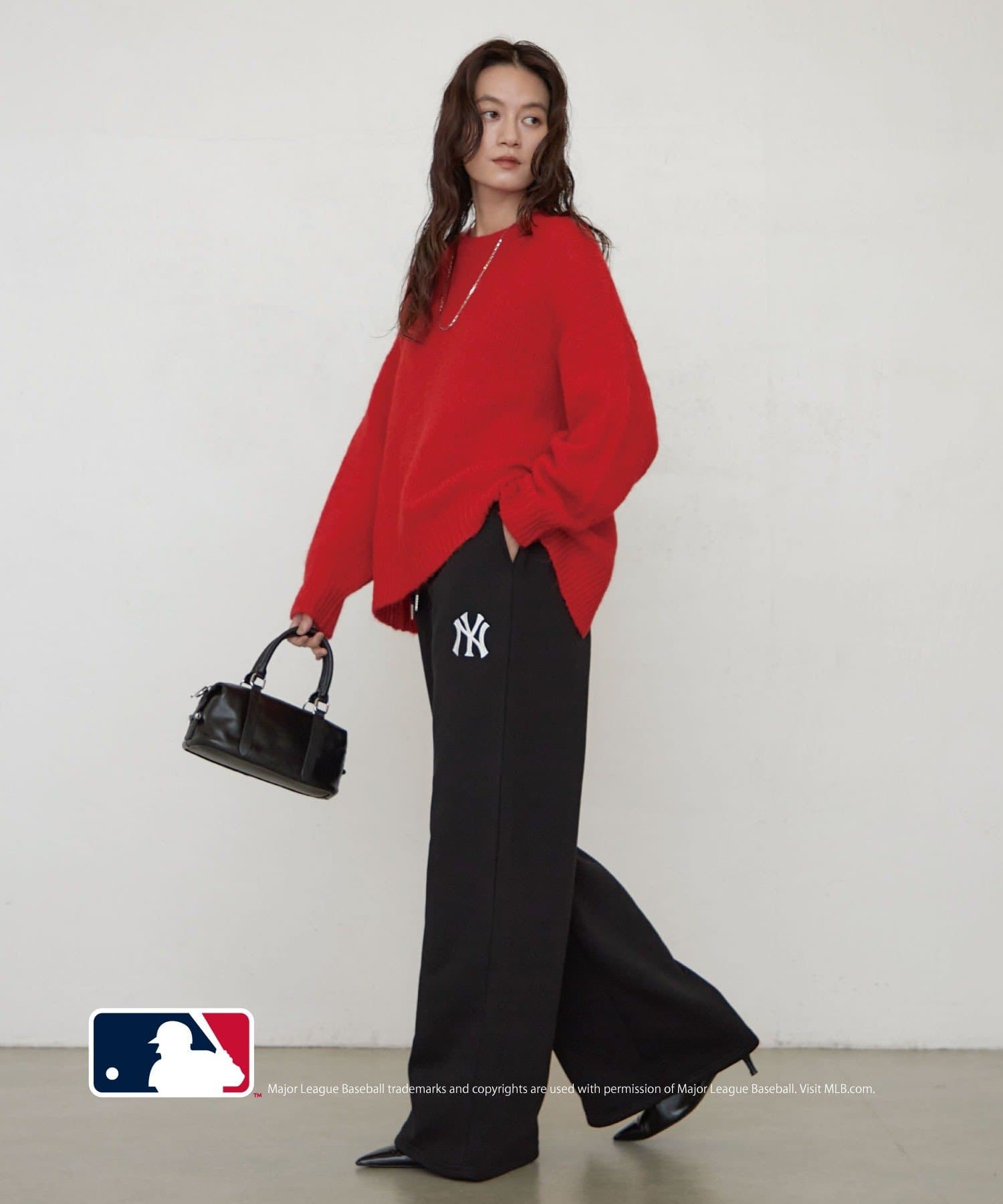 LOUNGEDRESS(ラウンジドレス) 《セットアップ可》【MLB/メジャーリーグベースボール】スウェットパンツ