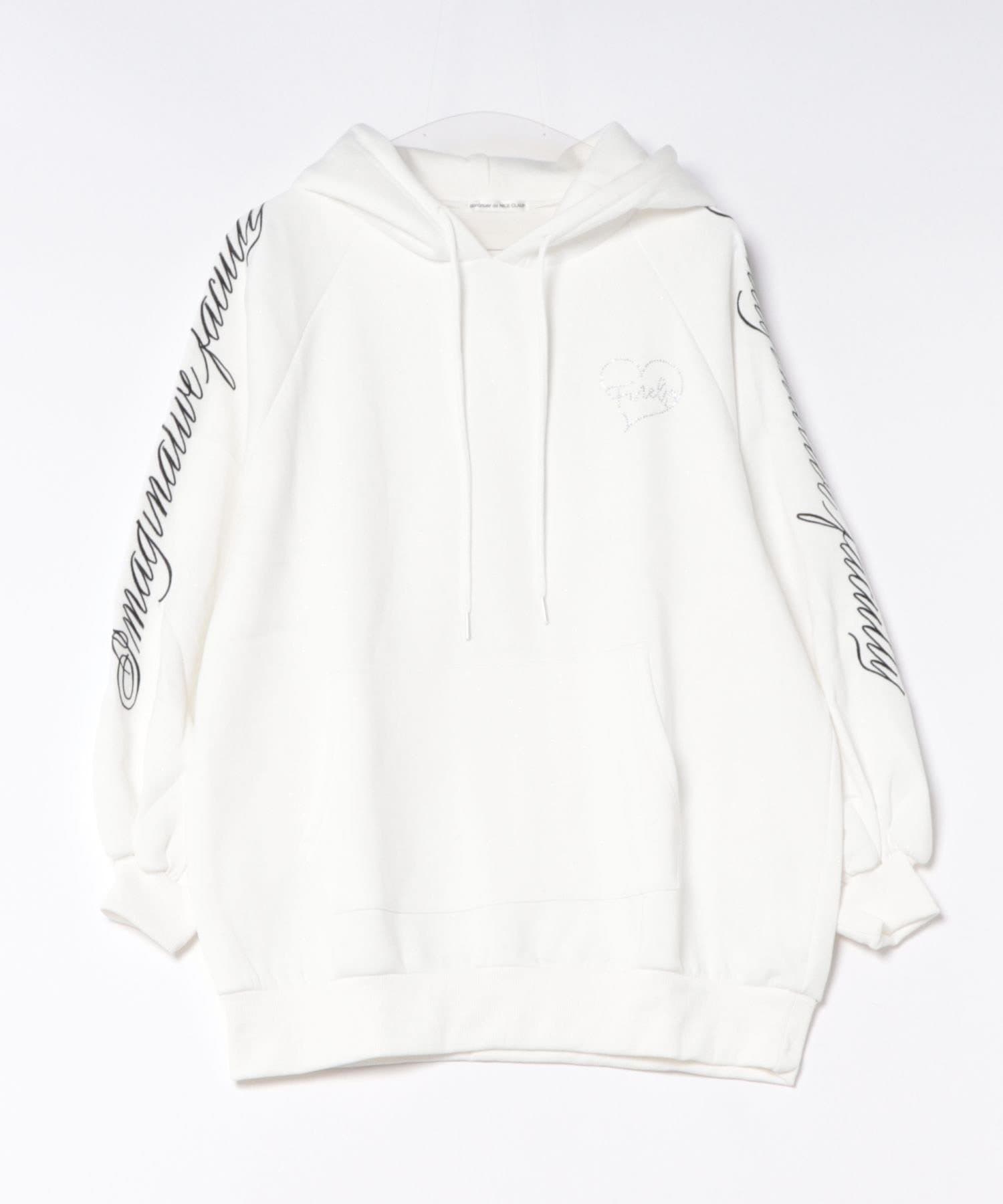 NICE CLAUP / OLIVE des OLIVE OUTLET(ナイスクラップ  / オリーブ デ オリーブ アウトレット) 【continuer】 バックハートロゴパーカー