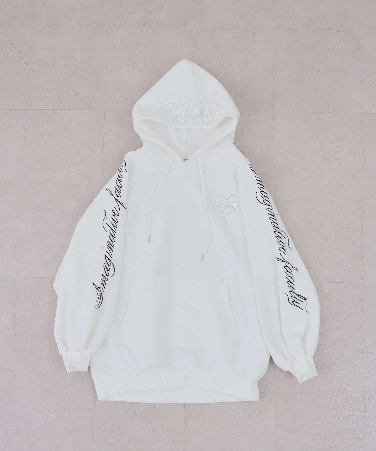 NICE CLAUP / OLIVE des OLIVE OUTLET(ナイスクラップ  / オリーブ デ オリーブ アウトレット) 【continuer】 バックハートロゴパーカー