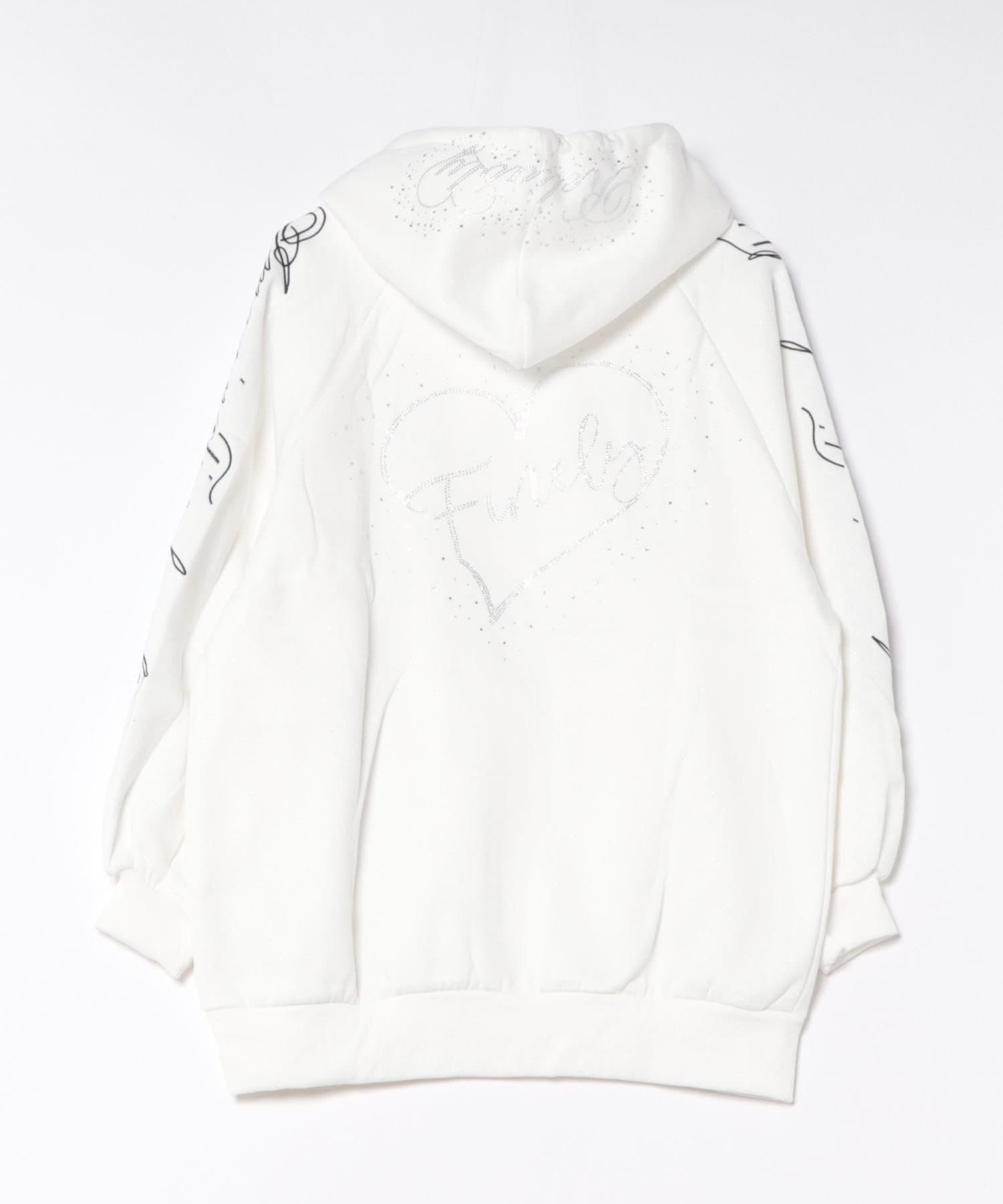 NICE CLAUP / OLIVE des OLIVE OUTLET(ナイスクラップ  / オリーブ デ オリーブ アウトレット) 【continuer】 バックハートロゴパーカー