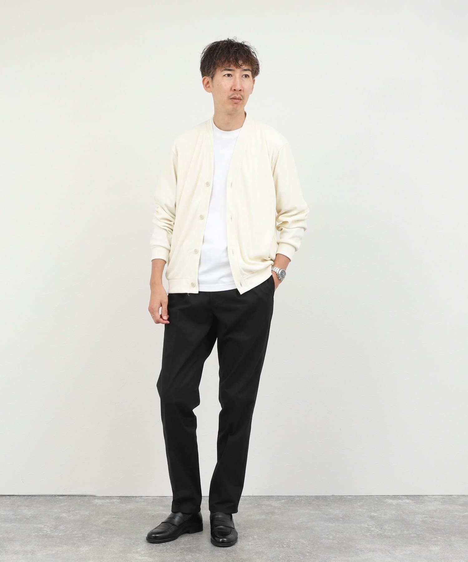 NOLLEY'S(ノーリーズ) 《ビジカジ対応》高密度チノトラウザー 26AW
