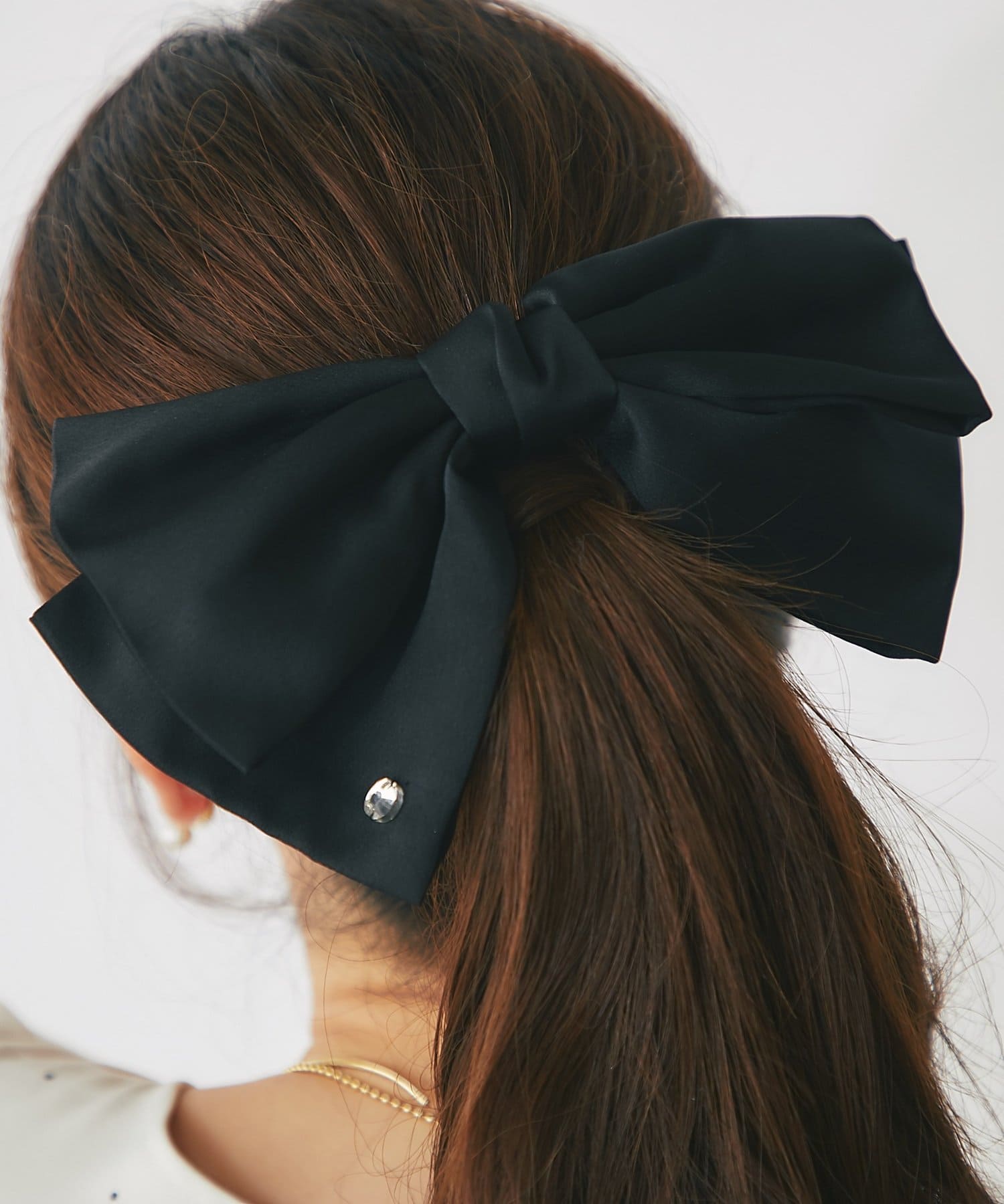 La boutique BonBon(ラブティックボンボン) 【sana監修】サテンリボンバレッタ
