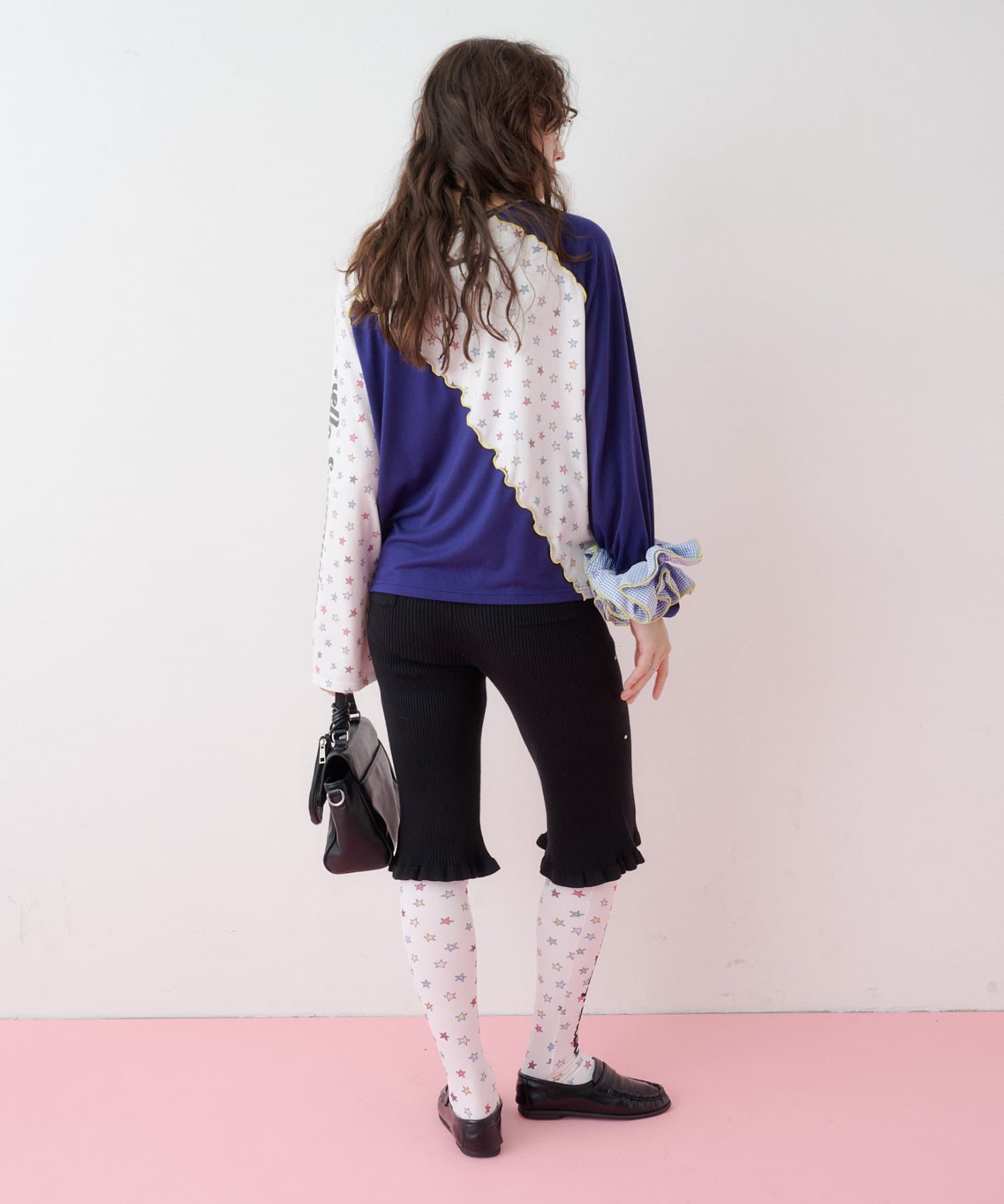 CIAOPANIC TYPY(チャオパニックティピー) 【26Winter展示会 出展商品】【HELLO.SANFRANCISCO】ビジュー付フリルカプリパンツ