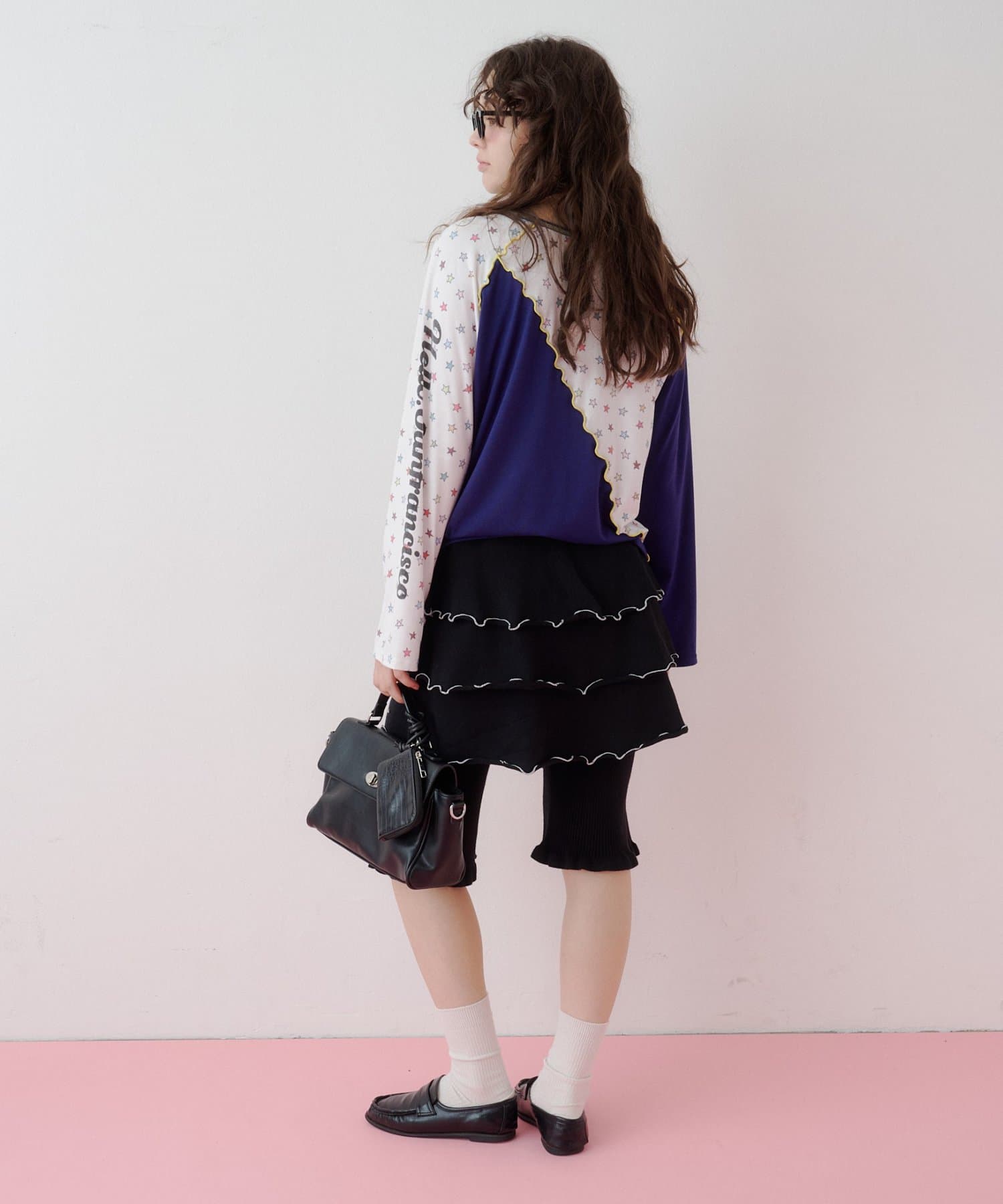 CIAOPANIC TYPY(チャオパニックティピー) 【26Winter展示会 出展商品】【HELLO.SANFRANCISCO】ビジュー付メロウニットスカート