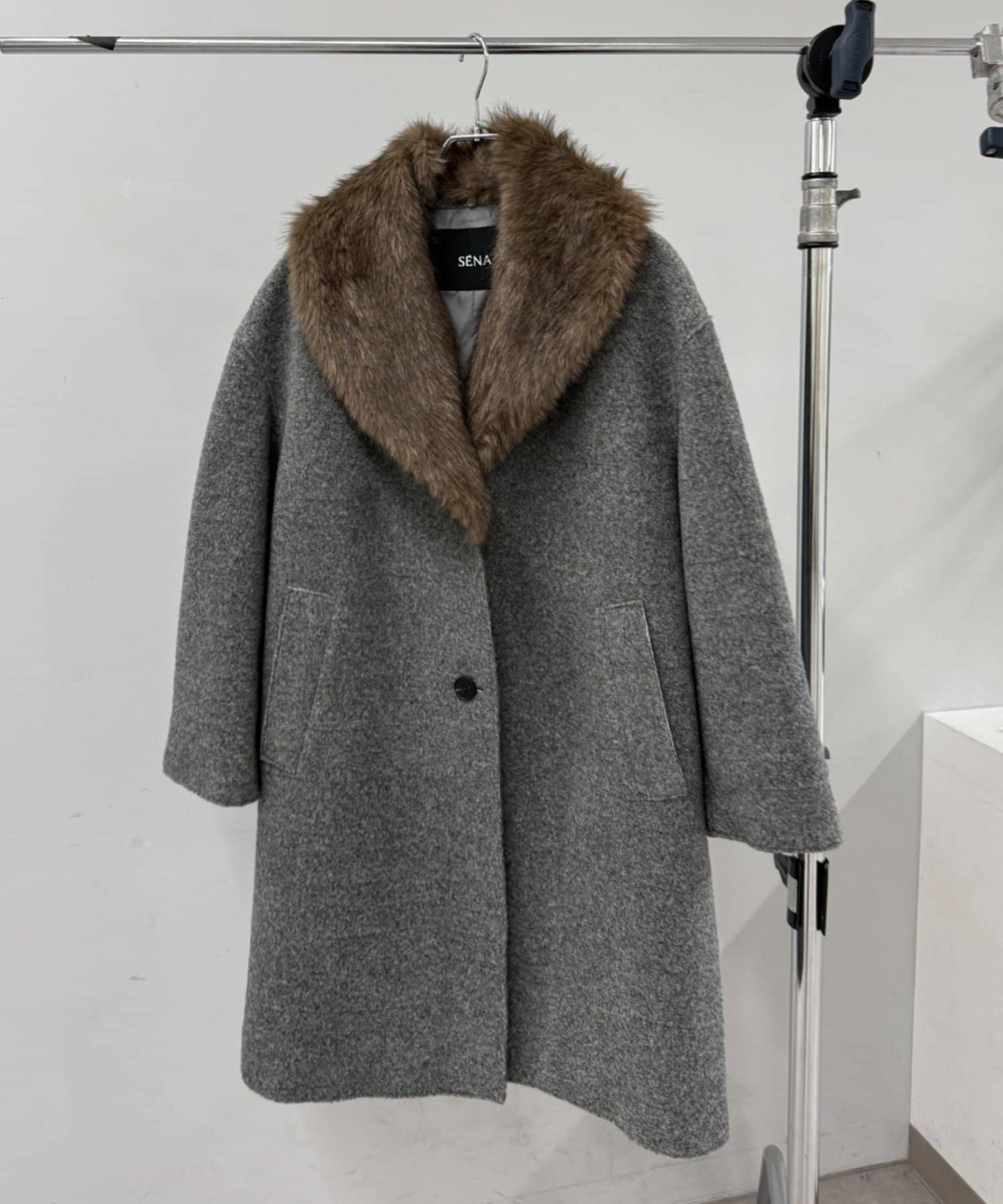 CIAOPANIC TYPY(チャオパニックティピー) 【26Winter展示会 出展商品】【SÉNA】ファー取り外しウールライクロングコート