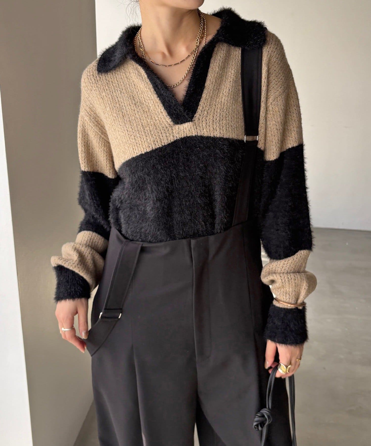 DOUDOU(ドゥドゥ) タックサロペット
