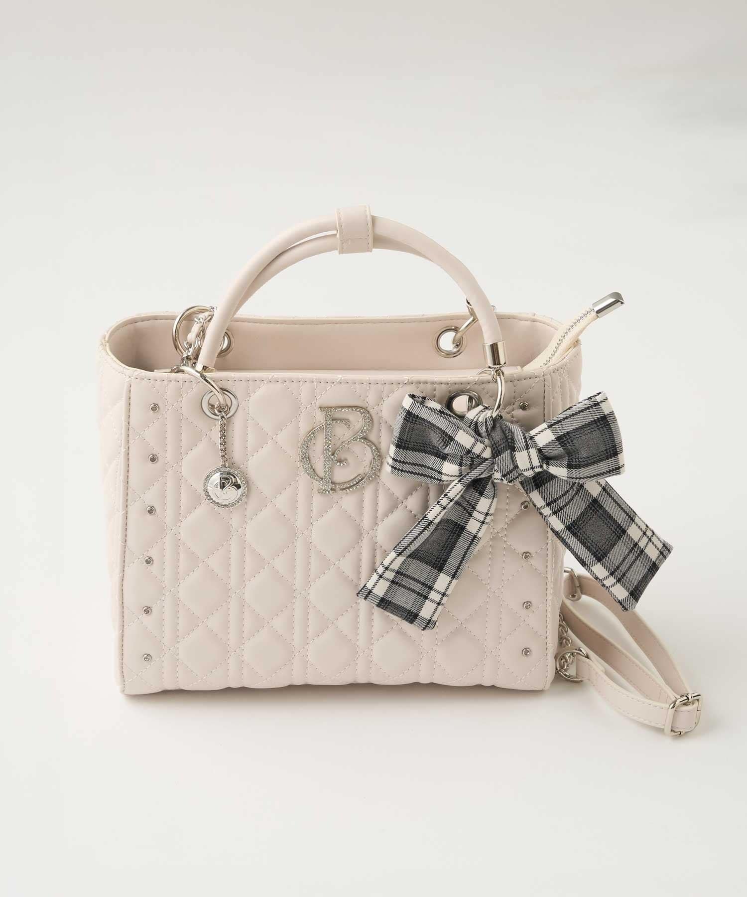 Belle Charme(ベルシャルム) Merry Quilted Mini Tote