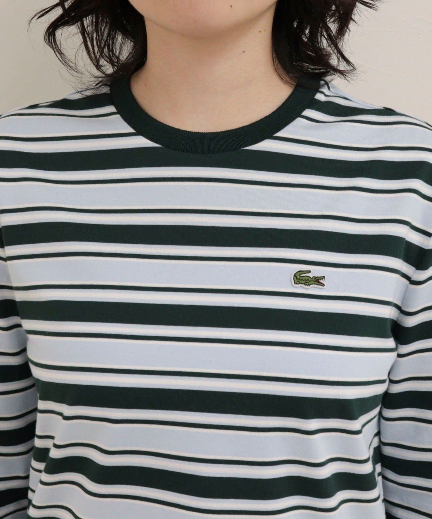 FREDY & GLOSTER(フレディ アンド グロスター) 【LACOSTE/ラコステ】ボーダーロンTシャツ