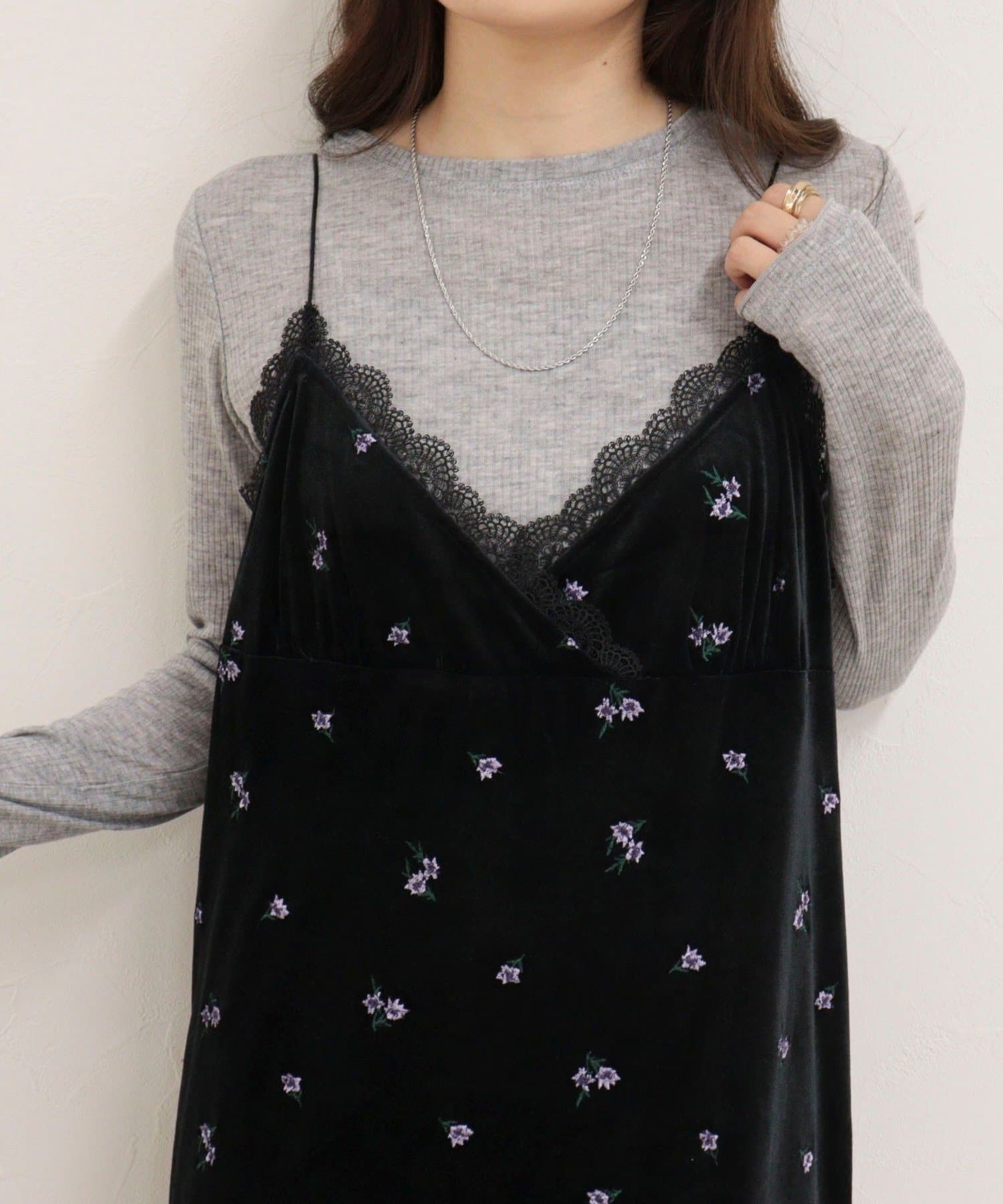 FREDY & GLOSTER(フレディ アンド グロスター) ウールブレンドシアーテレコロンTシャツ
