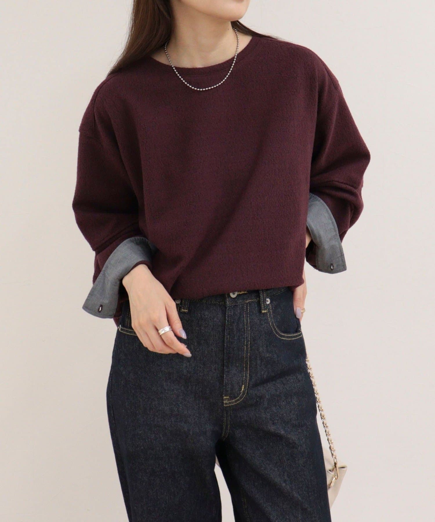 FREDY & GLOSTER(フレディ アンド グロスター) ブークレーシャツライクプルオーバー