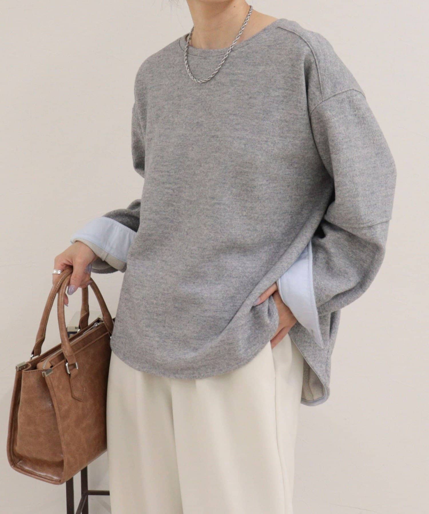 FREDY & GLOSTER(フレディ アンド グロスター) ブークレーシャツライクプルオーバー