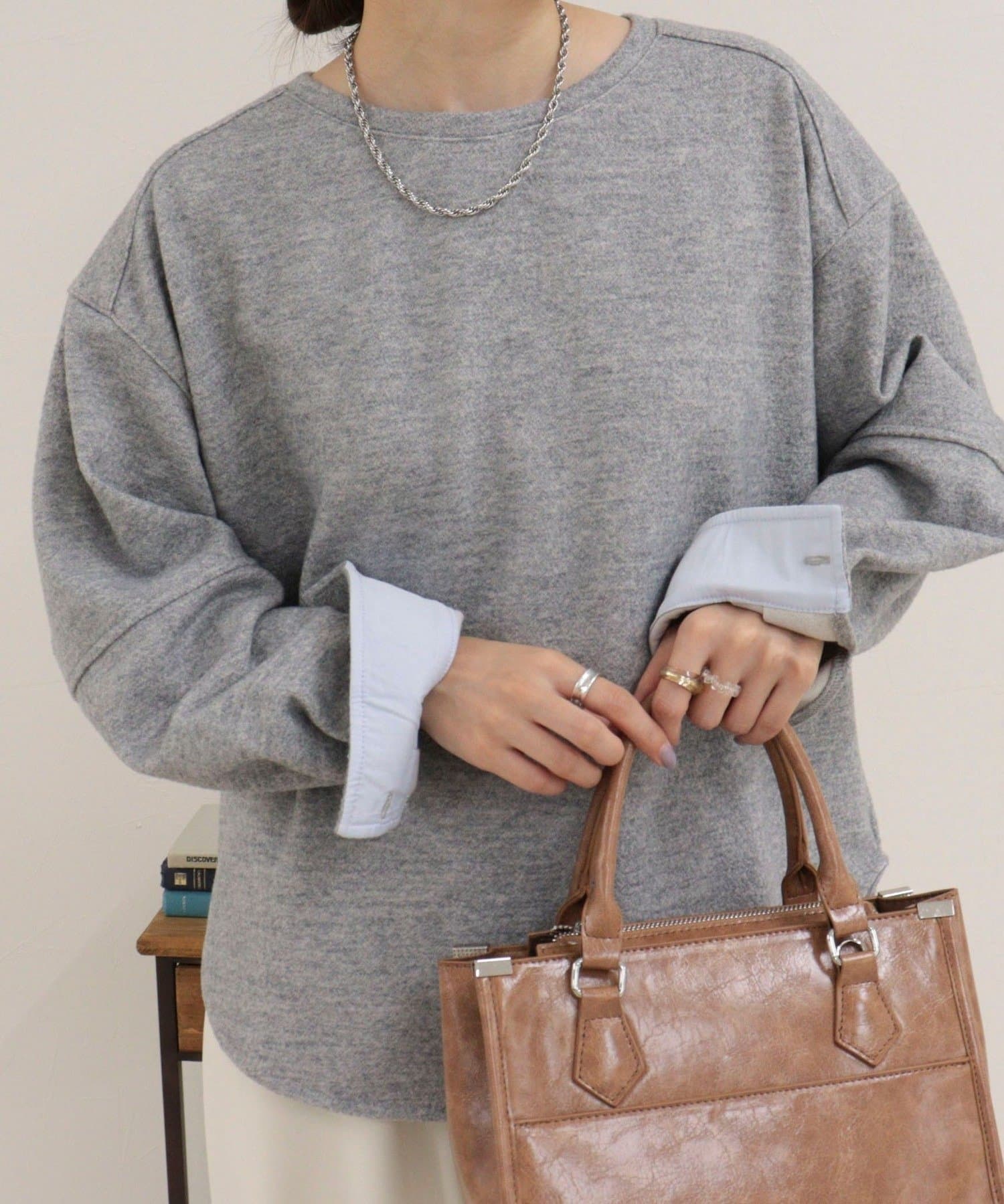FREDY & GLOSTER(フレディ アンド グロスター) ブークレーシャツライクプルオーバー