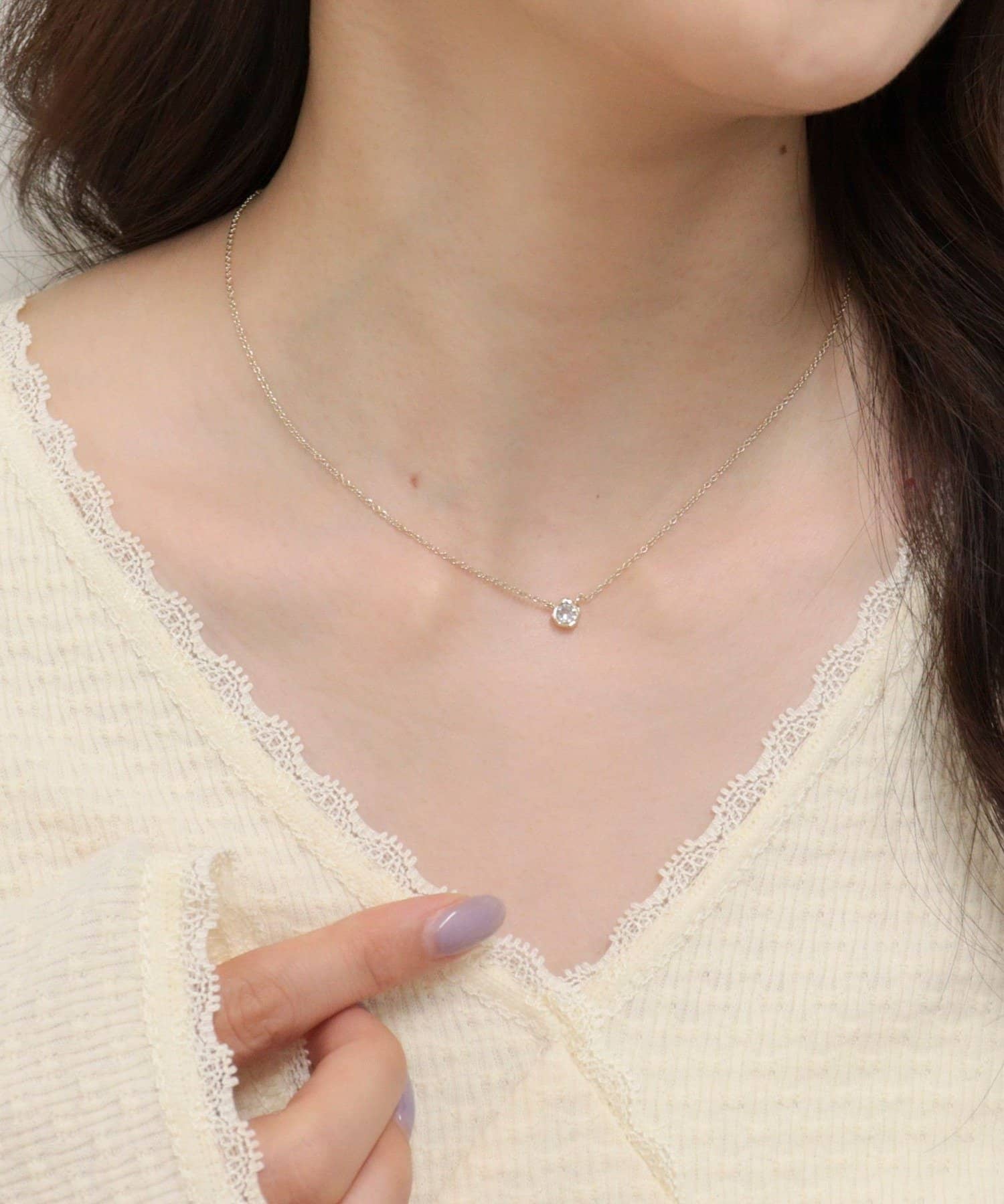 FREDY & GLOSTER(フレディ アンド グロスター) プチビジューワントップネックレス