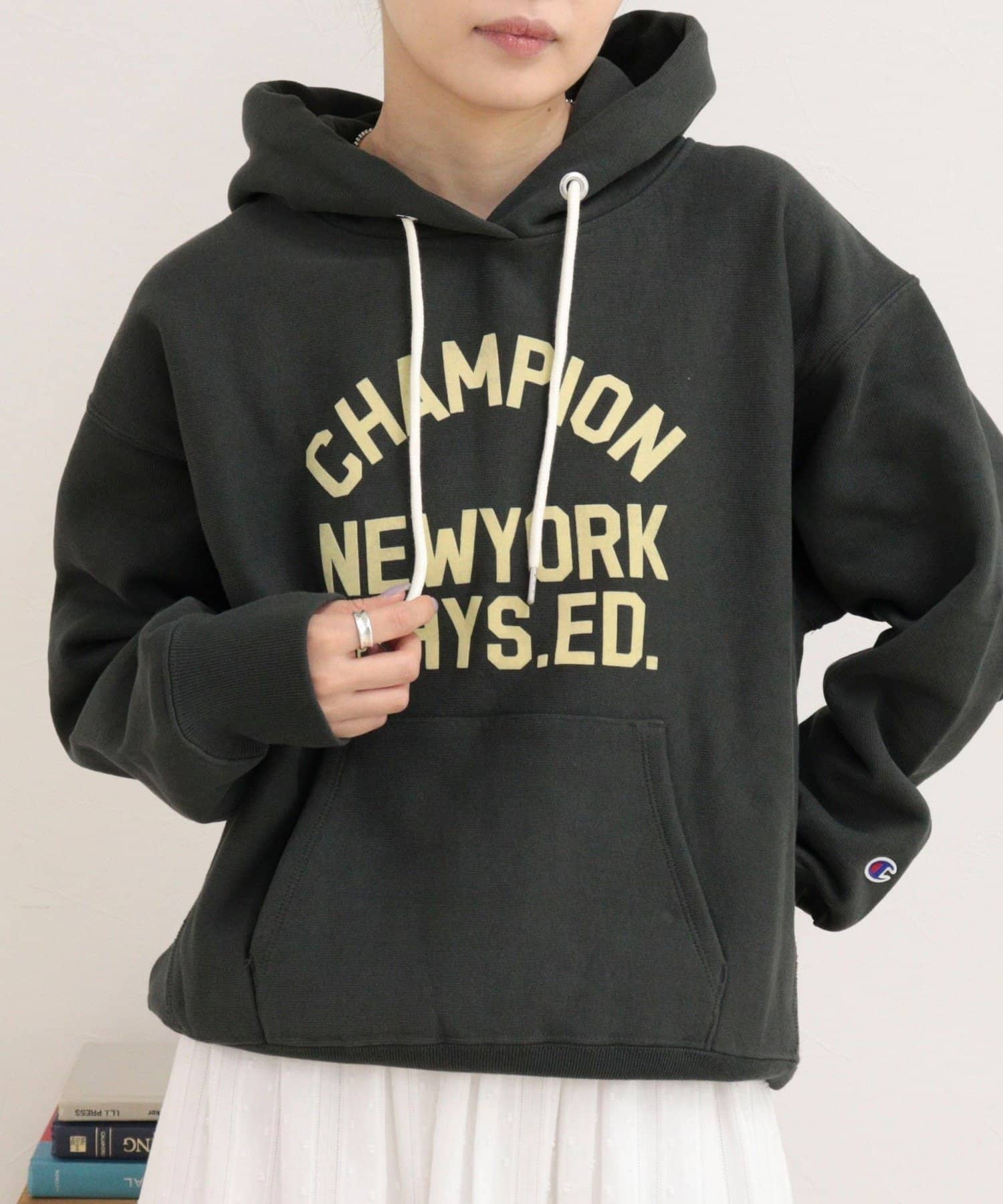 FREDY & GLOSTER(フレディ アンド グロスター) 【Champion】REVERSE WEAVEHOODEDSWEATSHIRT