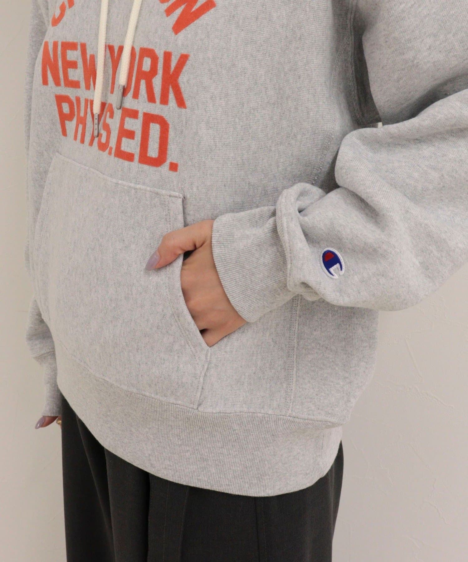 FREDY & GLOSTER(フレディ アンド グロスター) 【Champion】REVERSE WEAVEHOODEDSWEATSHIRT