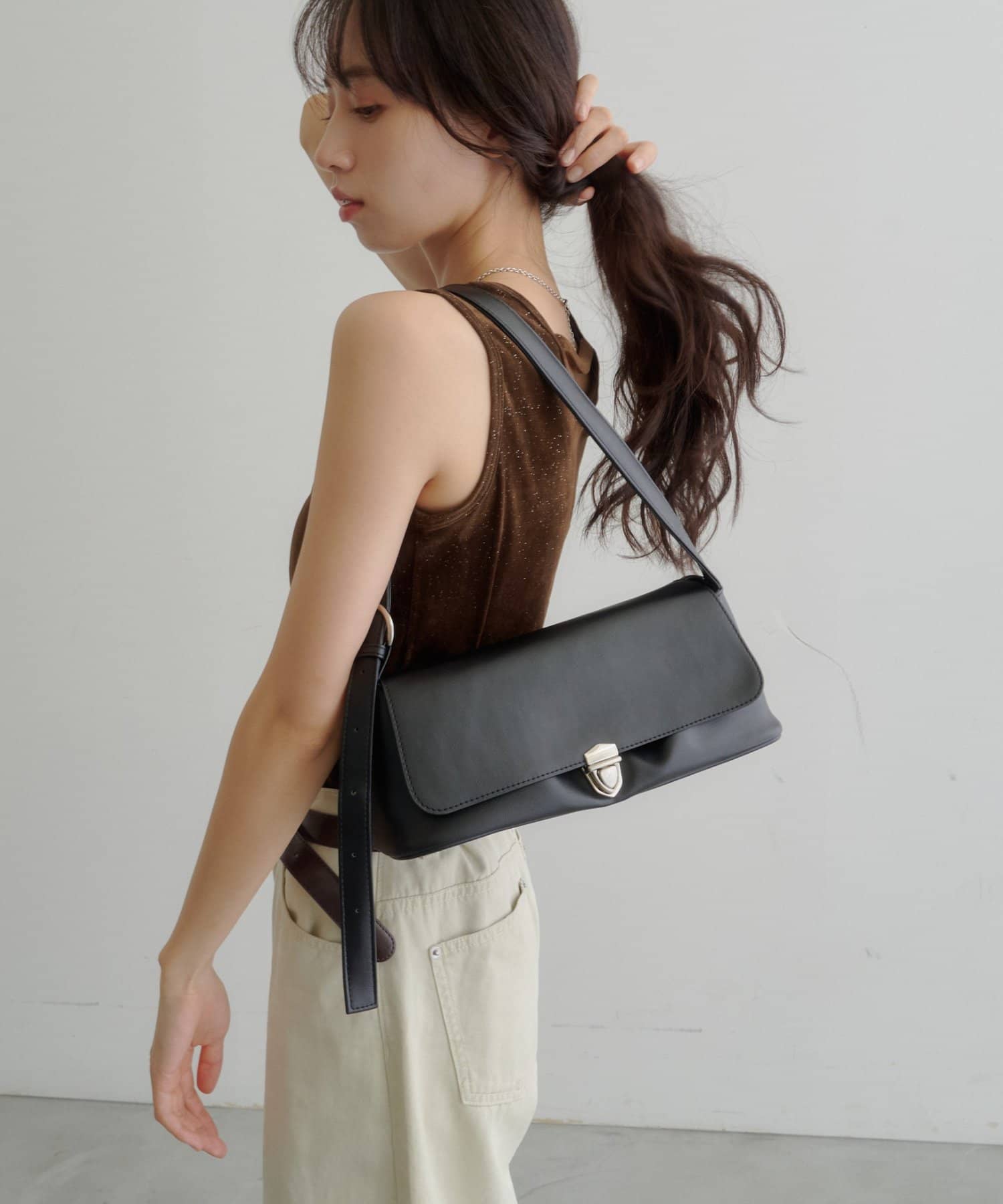 OUTLET(アウトレット) 【Kastane】ヴィンテージライクフラップバッグ