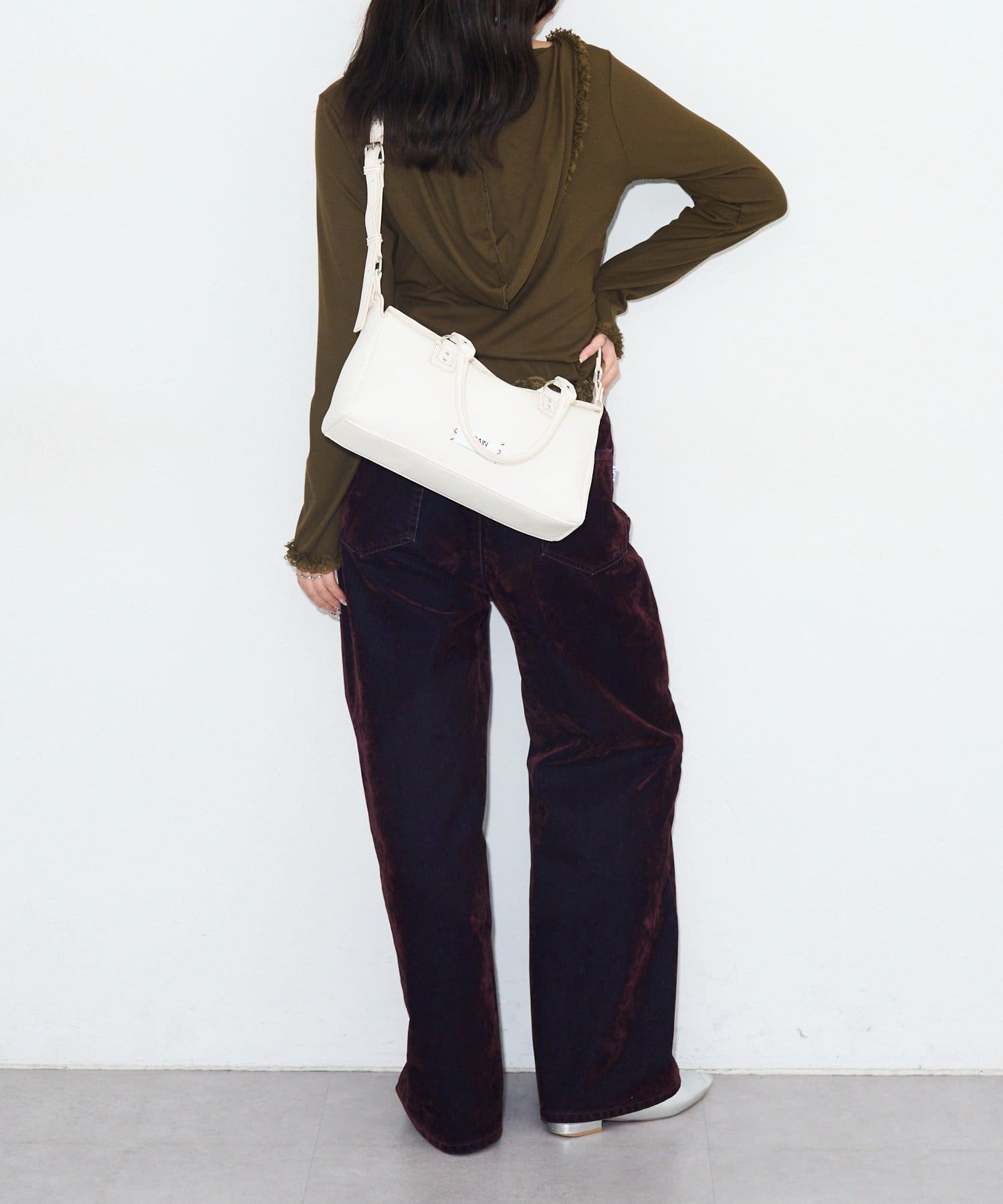 OUTLET(アウトレット) 【Ciaopanic】【GRAIN】ヴィンデージ配色横長２WAYバッグ