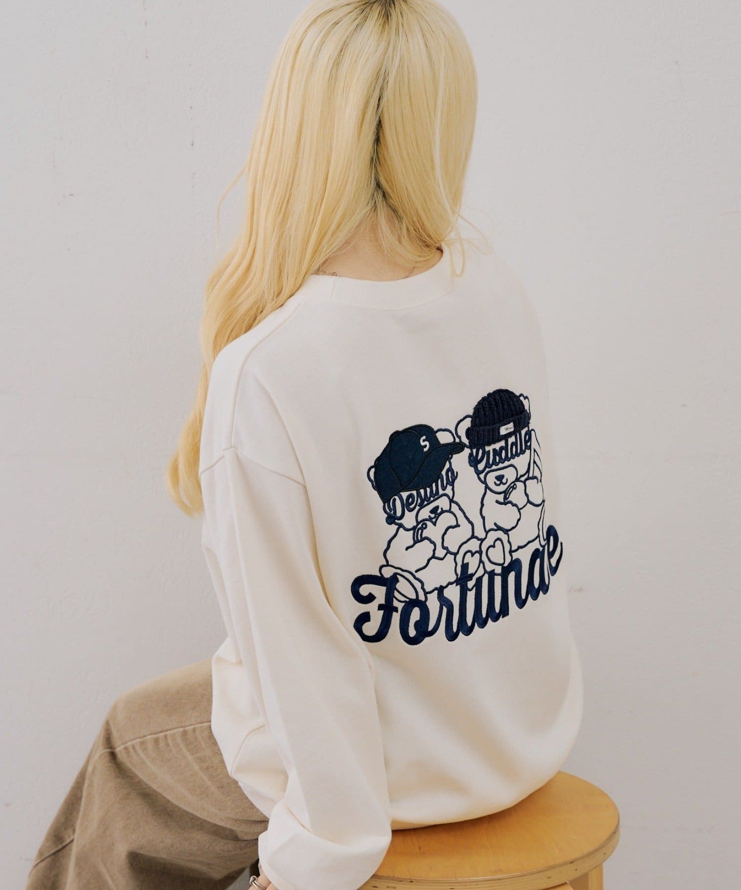 NICE CLAUP / OLIVE des OLIVE OUTLET(ナイスクラップ  / オリーブ デ オリーブ アウトレット) 【ANOTHER BRANCH】ベアーニット帽スエット