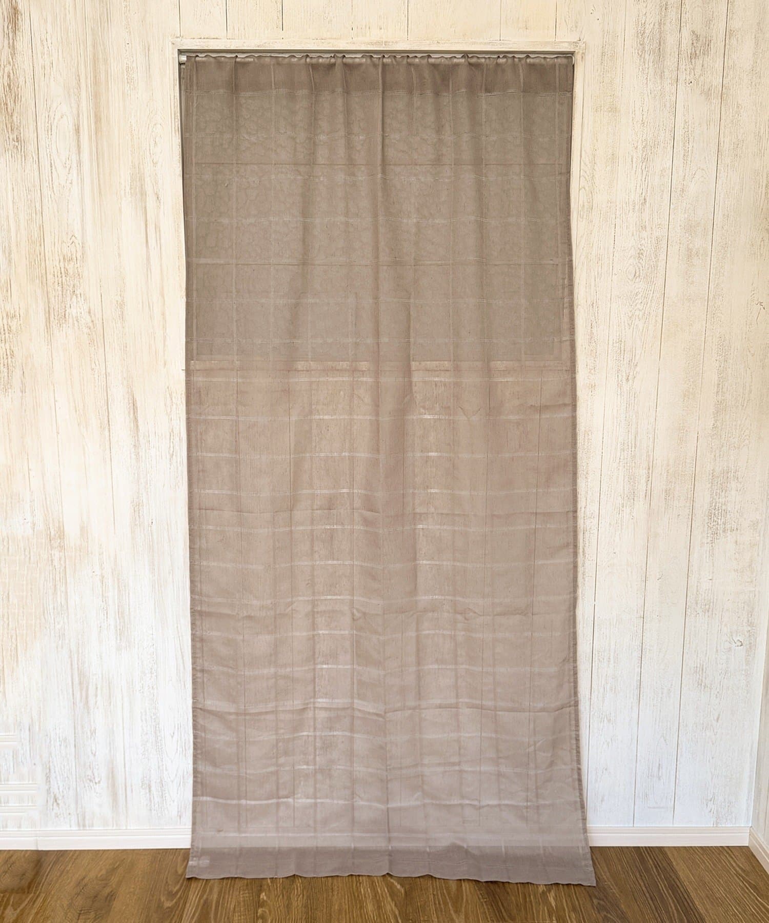 3COINS(スリーコインズ) 切って使えるレースカーテン：200×100cm